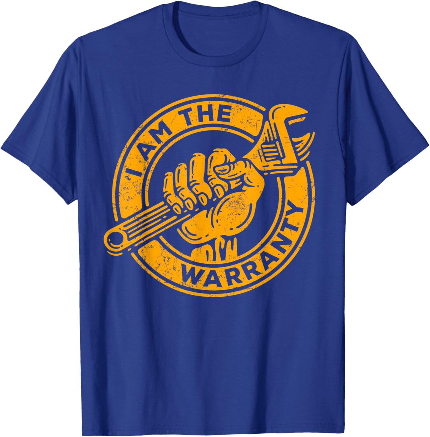 I Am The Warranty, Car Lover Vintage T-Shirt - T-Shirt | Royal