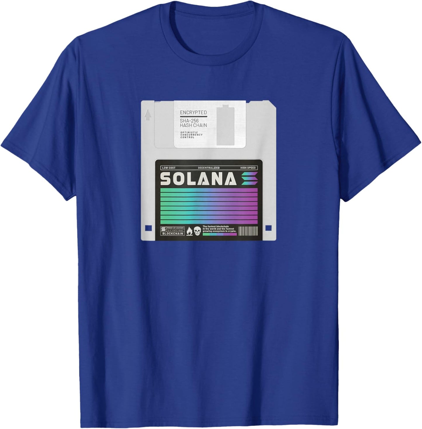 Solana Crypto - SOL Token - Cryptocurrency T-Shirt - T-Shirt | Royal