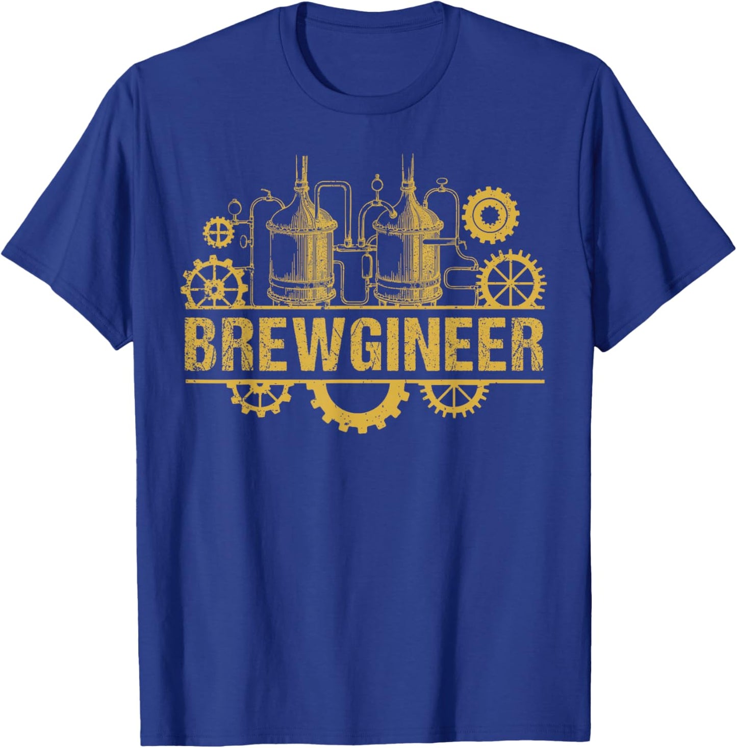 Brewgineer Beer Brewer Beergineer Homebrew T-Shirt - T-Shirt | Royal