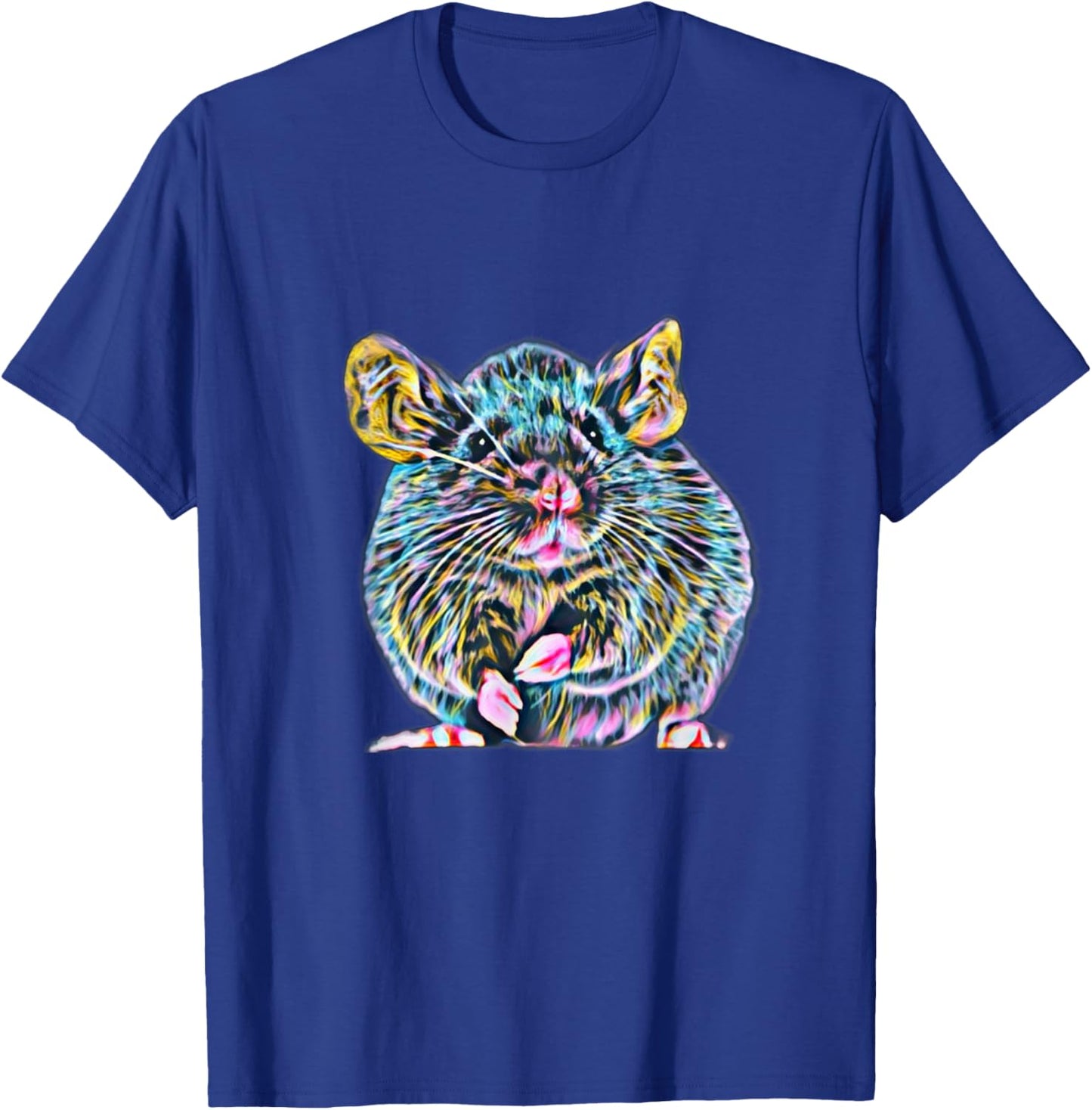 Rat Motif Rodent cute Rat in Hand Cheese Pet Rats T-Shirt - T-Shirt | Royal
