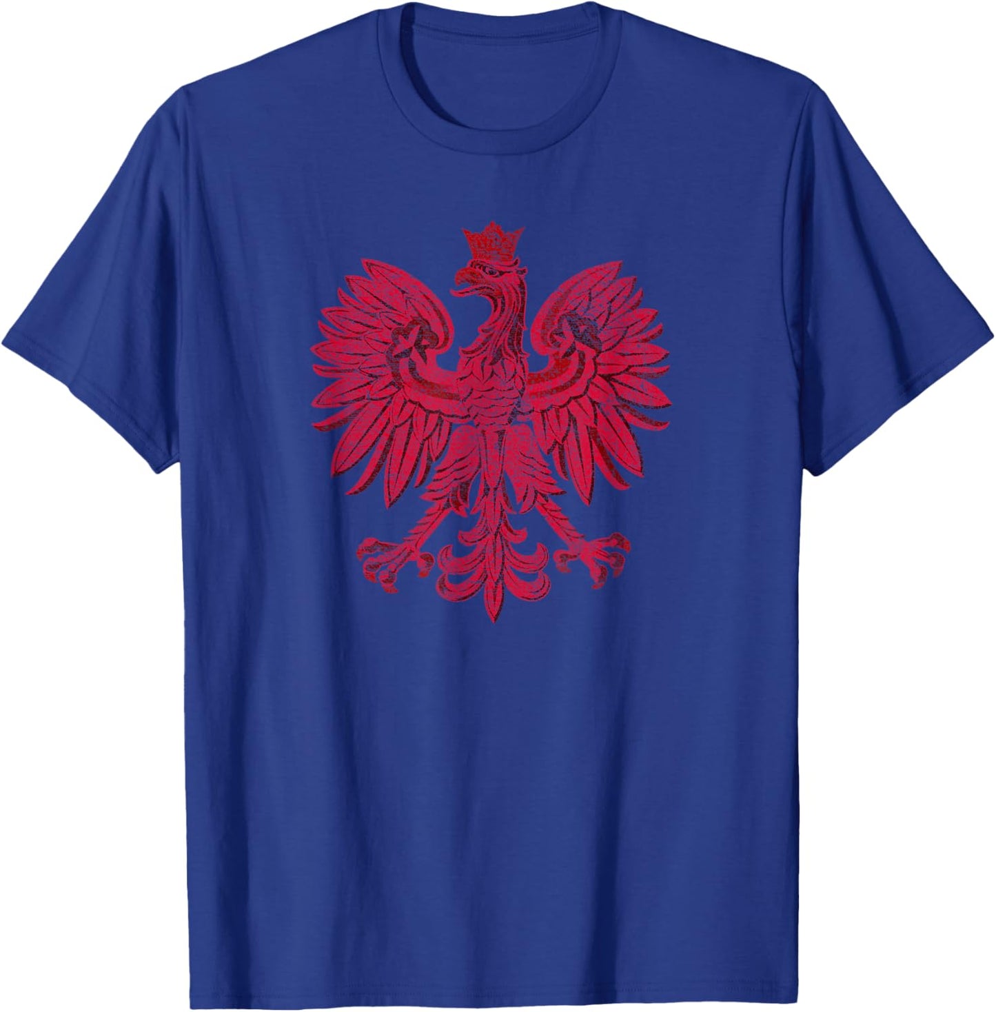 Polish Pride Poland Flag Polska Eagle Coat of Arms Roots T-Shirt - T-Shirt | Royal