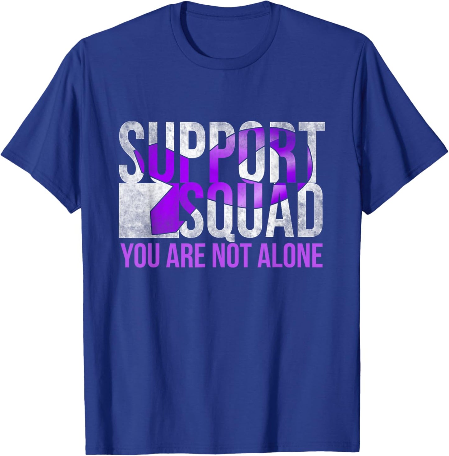Support Squad Matching Family Thymoma Cancer Awareness Month T-Shirt - T-Shirt | Royal