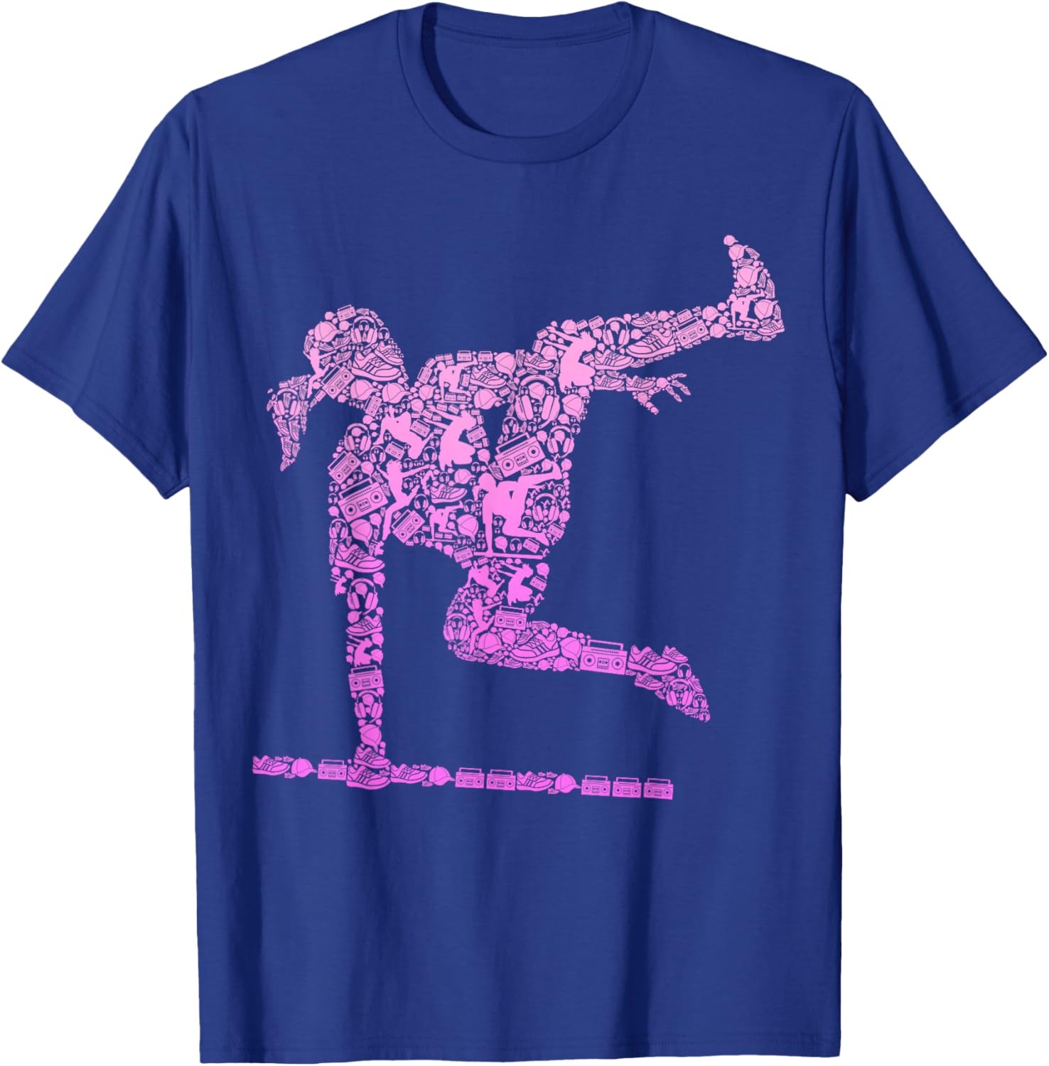 Parkour Girl Freerunner Freerunning Traceur Kids Women Girls T-Shirt - T-Shirt | Royal