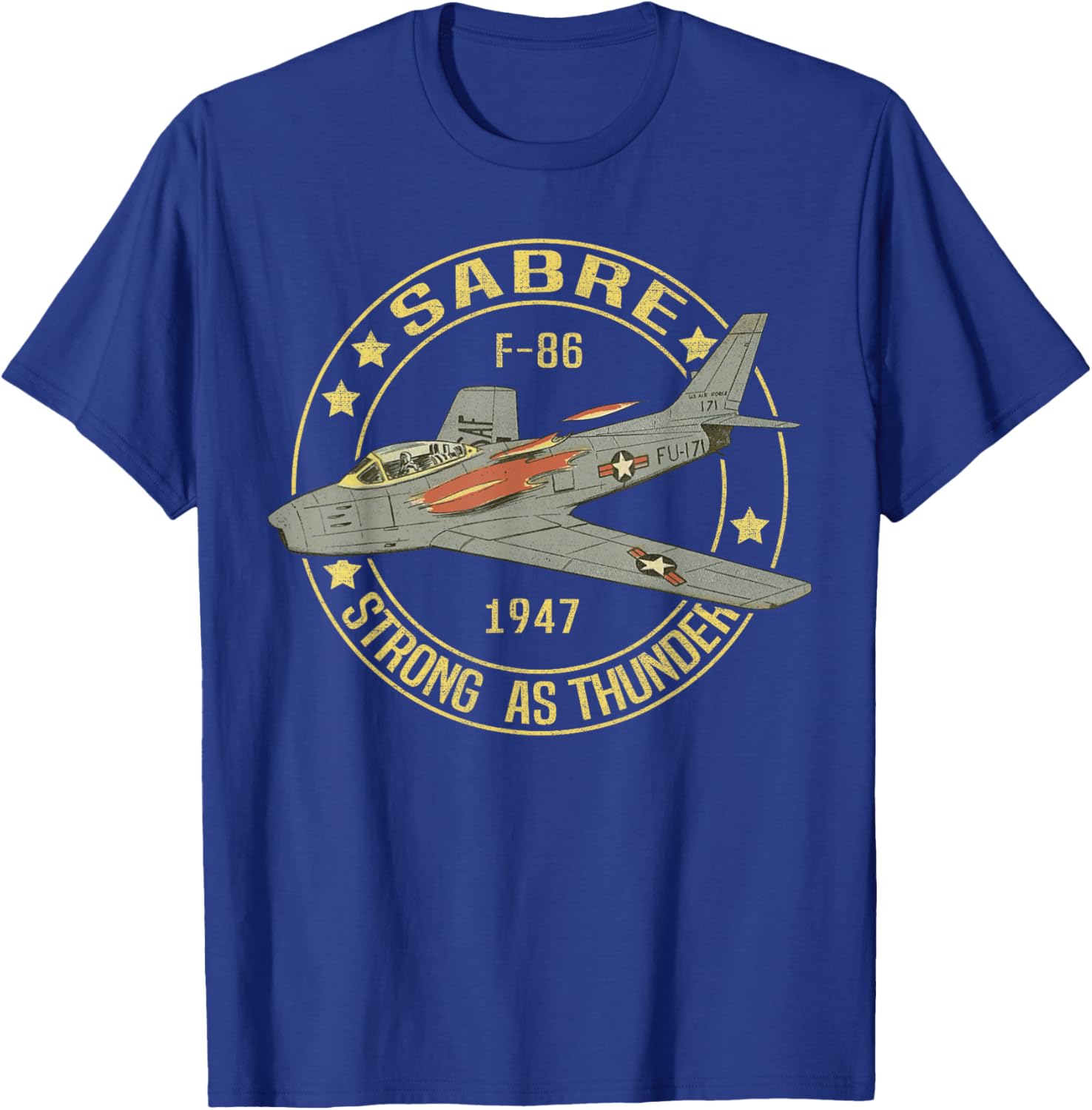 F-86 Sabre Jet F86 Sabrejet T-Shirt - T-Shirt | Royal
