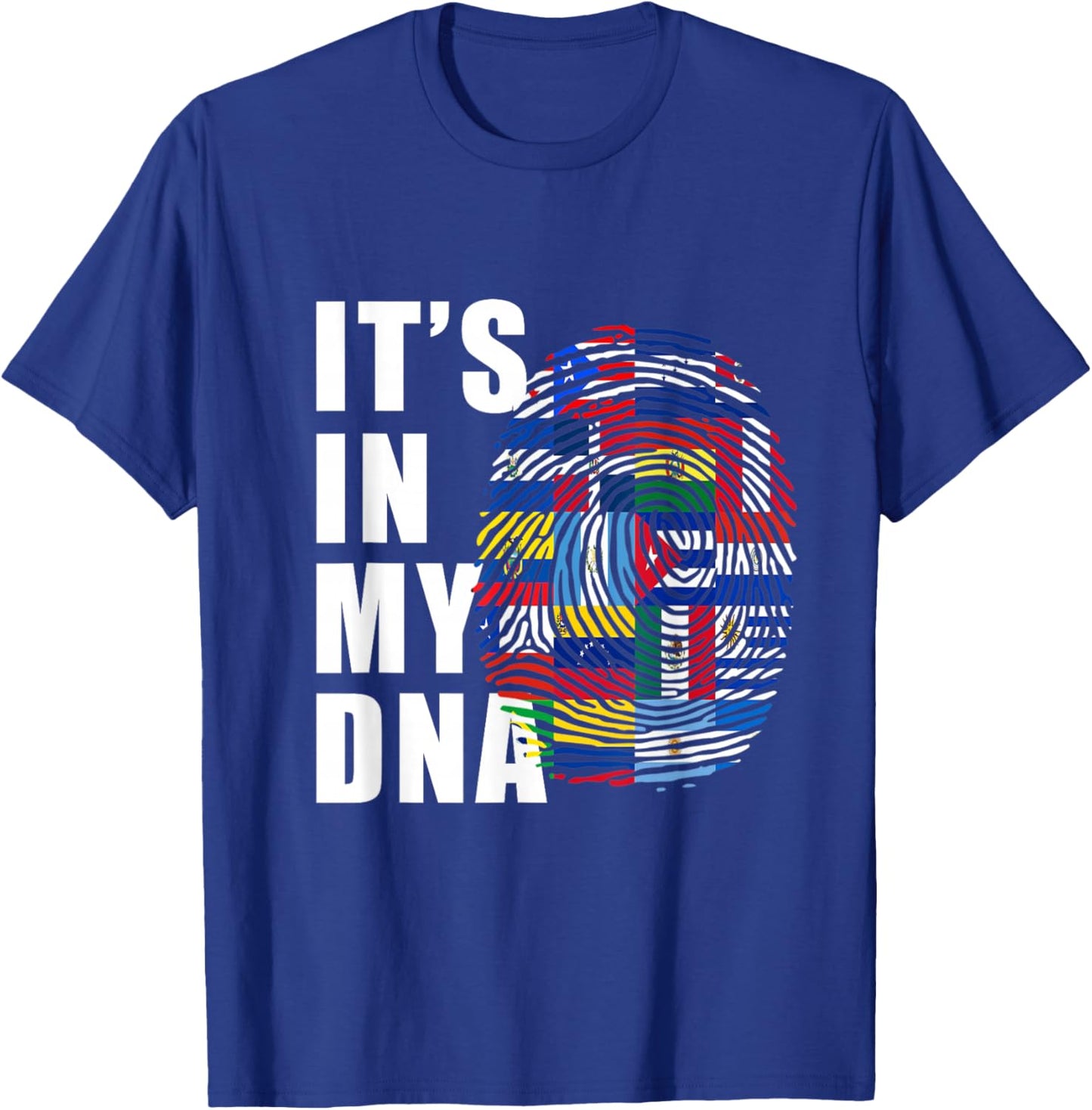 It's in my DNA Latino Latina Pride Hispanic Heritage Month T-Shirt - T-Shirt | Royal