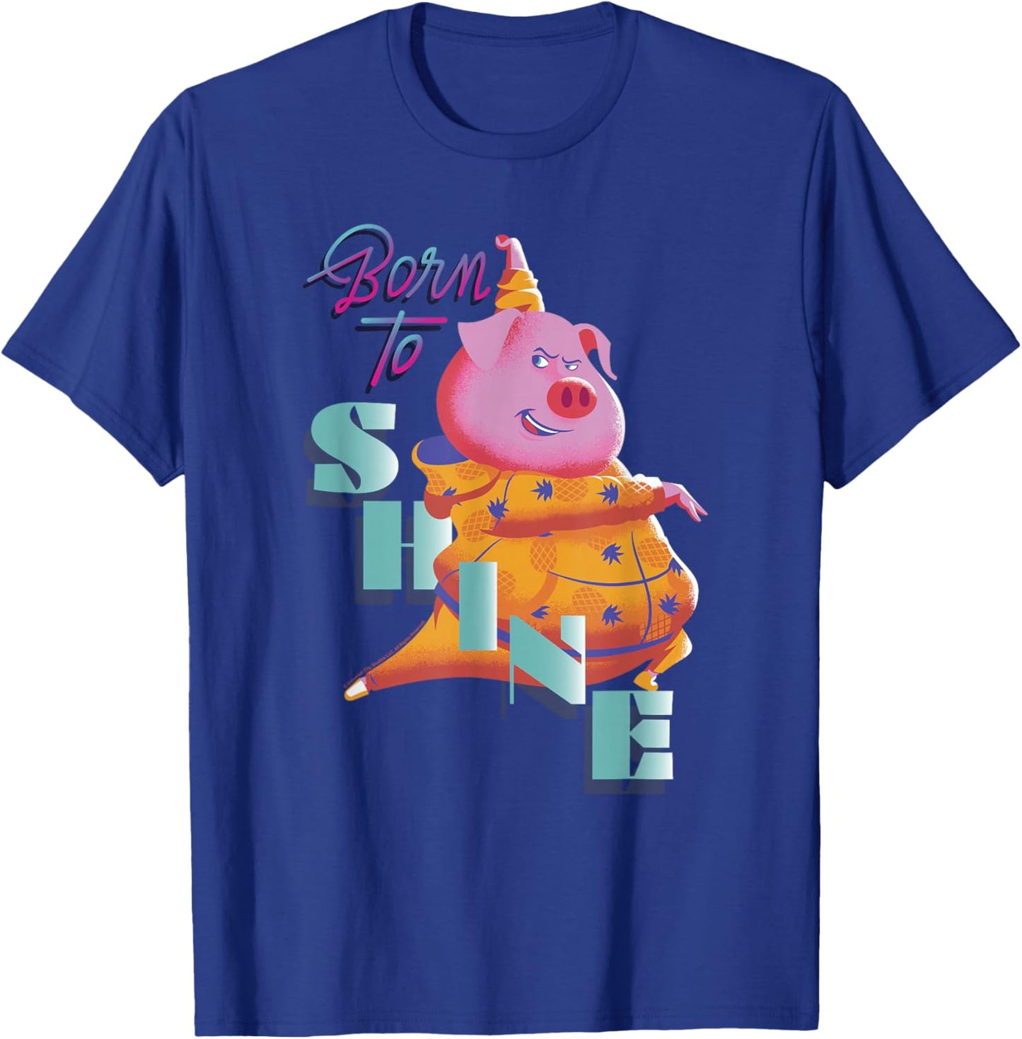 Sing 2 Gunter Born to Shine T-Shirt - T-Shirt | Royal