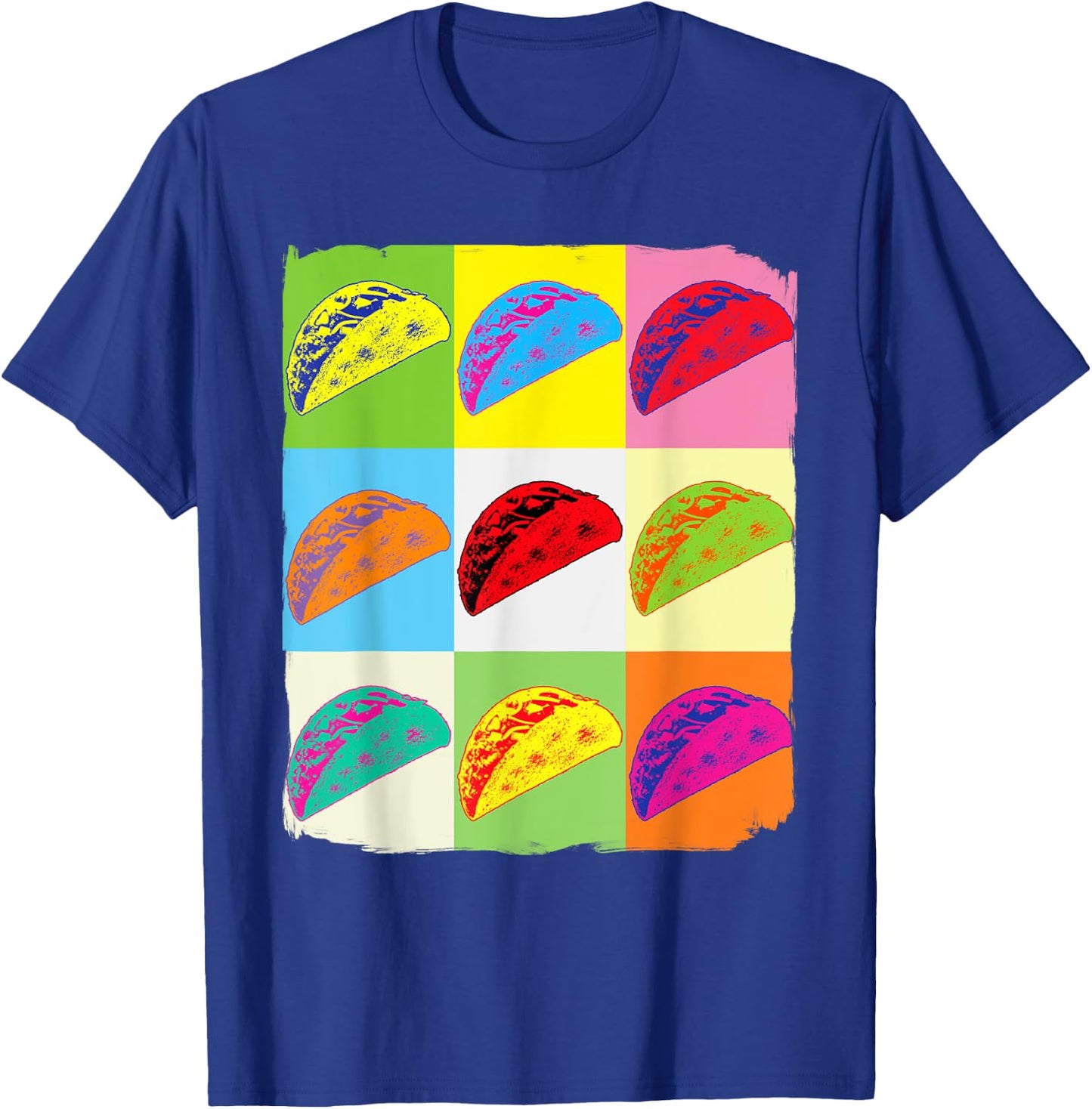 Taco Lover, Funny Taco Art, Mexican Food Lover, Taco T-Shirt - T-Shirt | Royal