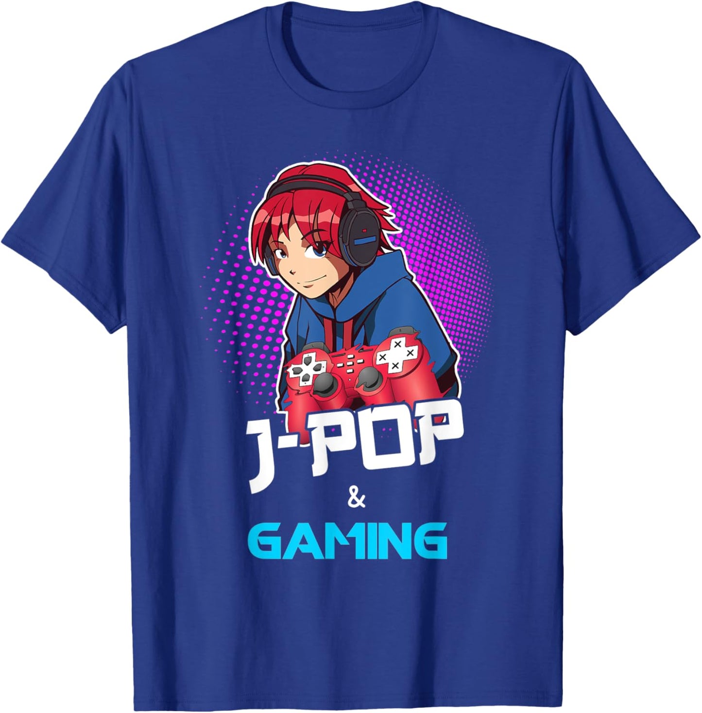 J-Pop Shirt Gamer Video Gaming Anime Japanese Pop Music T-Shirt - T-Shirt | Royal