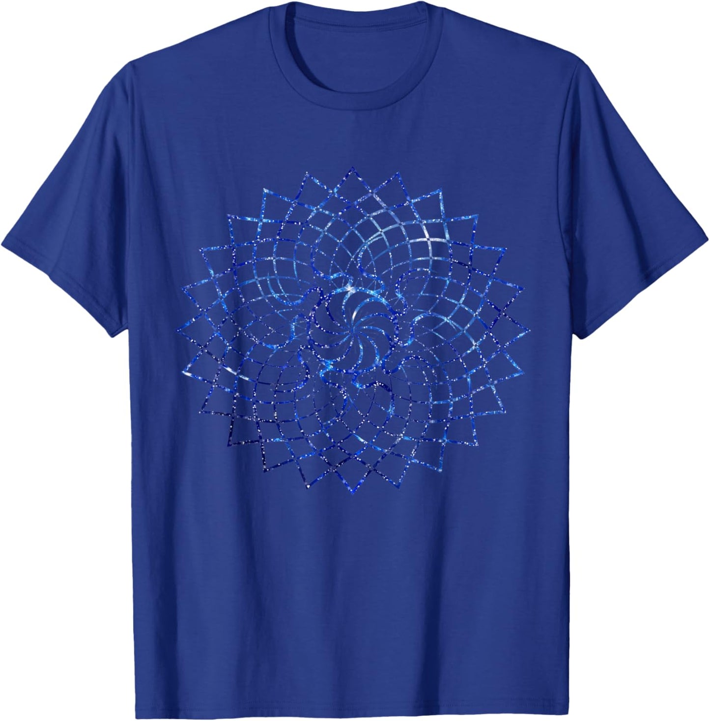 Mandala Geometry Sacred Fractal Art Yoga Mantra Good Vibe T-Shirt - T-Shirt | Royal
