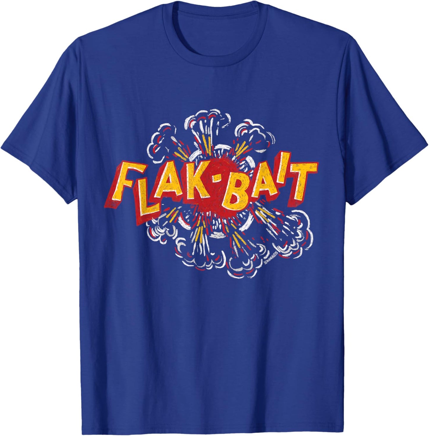 Flak-Bait | Martin B-26 Marauder WW2 Nose Art | Flak Bait T-Shirt - T-Shirt | Royal