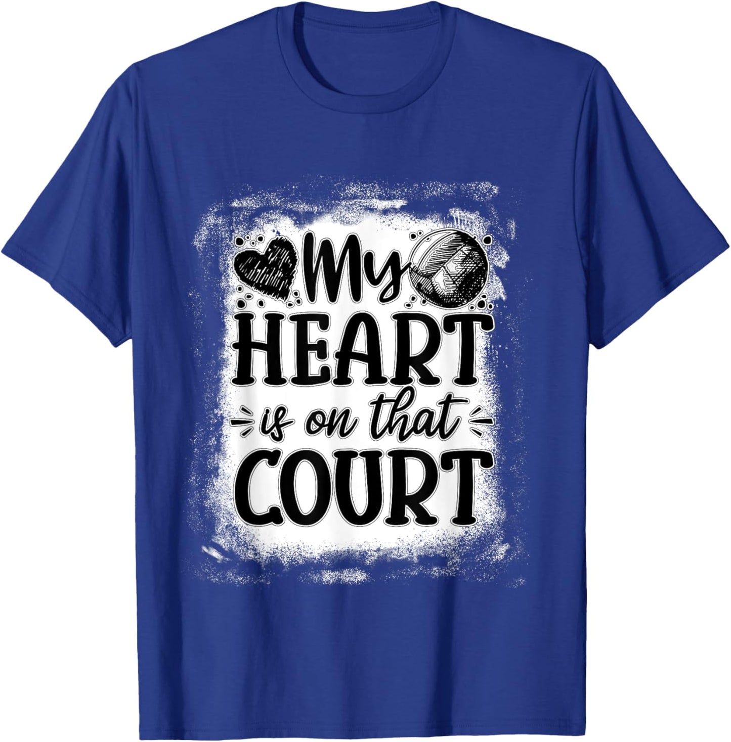 Volleyball Mom Volleyball Player Volleyball Mothers Day T-Shirt - T-Shirt | Royal