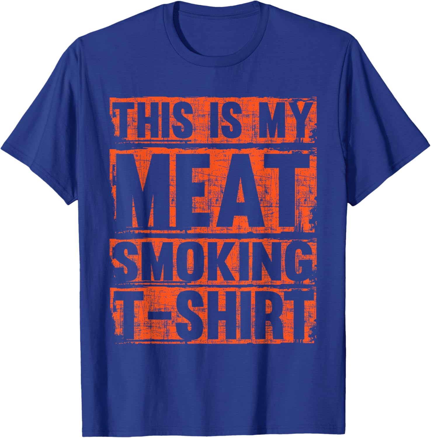 This Is My Meat Smoking BBQ Smoker Barbecue Chef Pit-master T-Shirt - T-Shirt | Royal