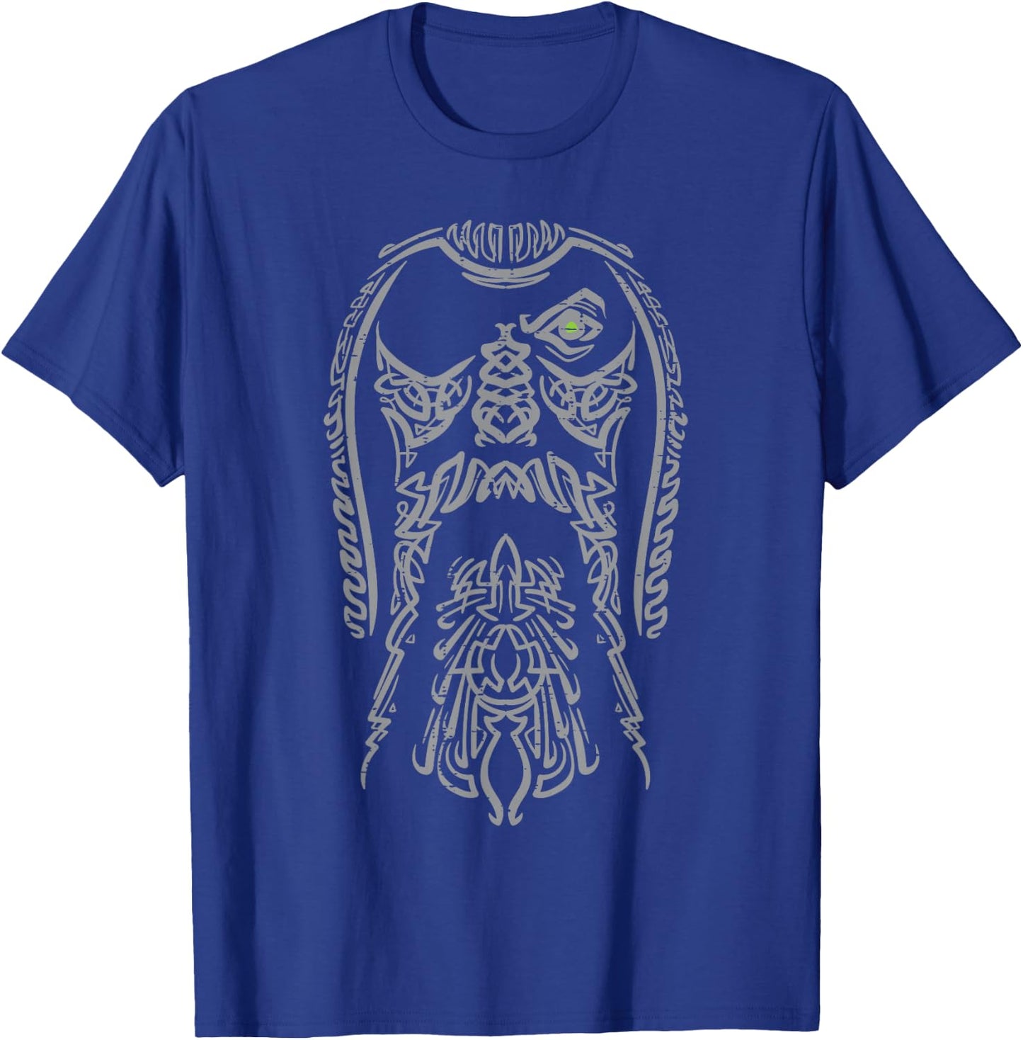 Viking Odin Face Norse Mythology God Men Women Boys Kids T-Shirt - T-Shirt | Royal