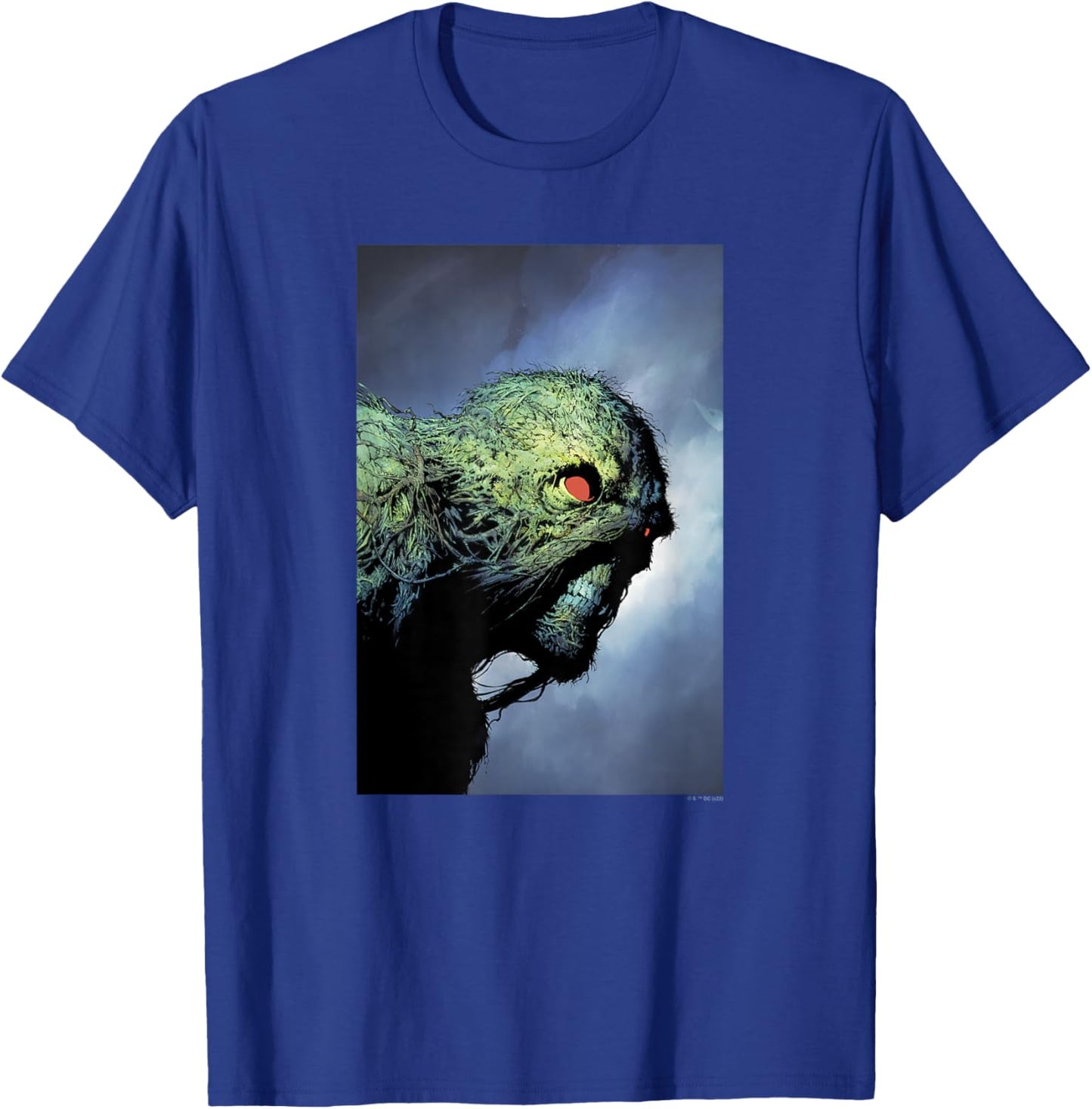 DC Comics Batman Swamp Thing Portrait T-Shirt - T-Shirt | Royal