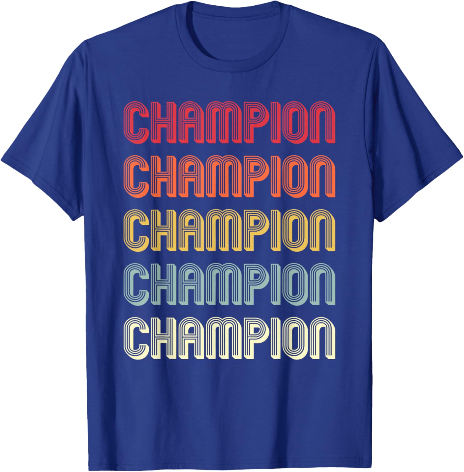 CHAMPION Gift Surname Funny Retro Vintage Birthday Reunion T-Shirt - T-Shirt | Royal