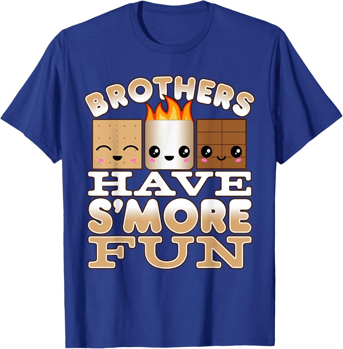 Family Camping Shirts For Boys Brothers Have S'more Fun T-Shirt - T-Shirt | Royal