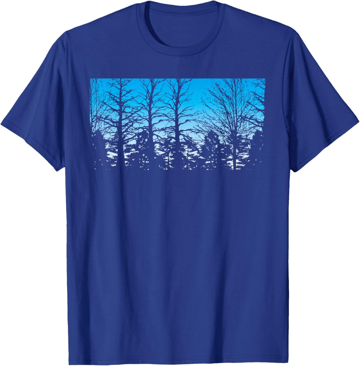 Outdoor Nature Lovers Trees Nature Forest T-Shirt - T-Shirt | Royal