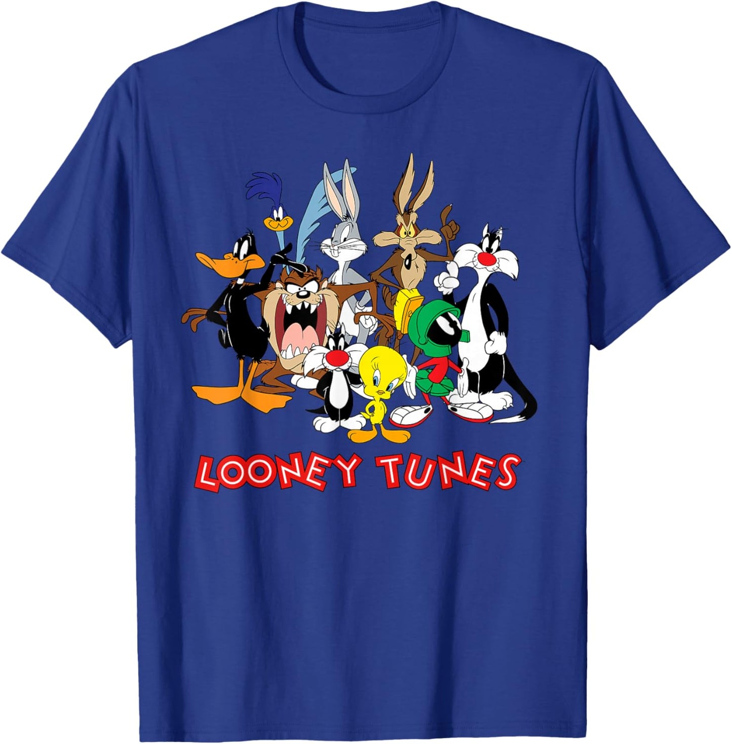 Looney Tunes All Characters T-Shirt - T-Shirt | Royal
