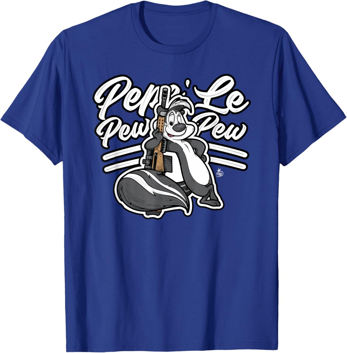 Pepe Le PewPew Fifty Cal M8A1 Barrett Rifle T-Shirt - T-Shirt | Royal