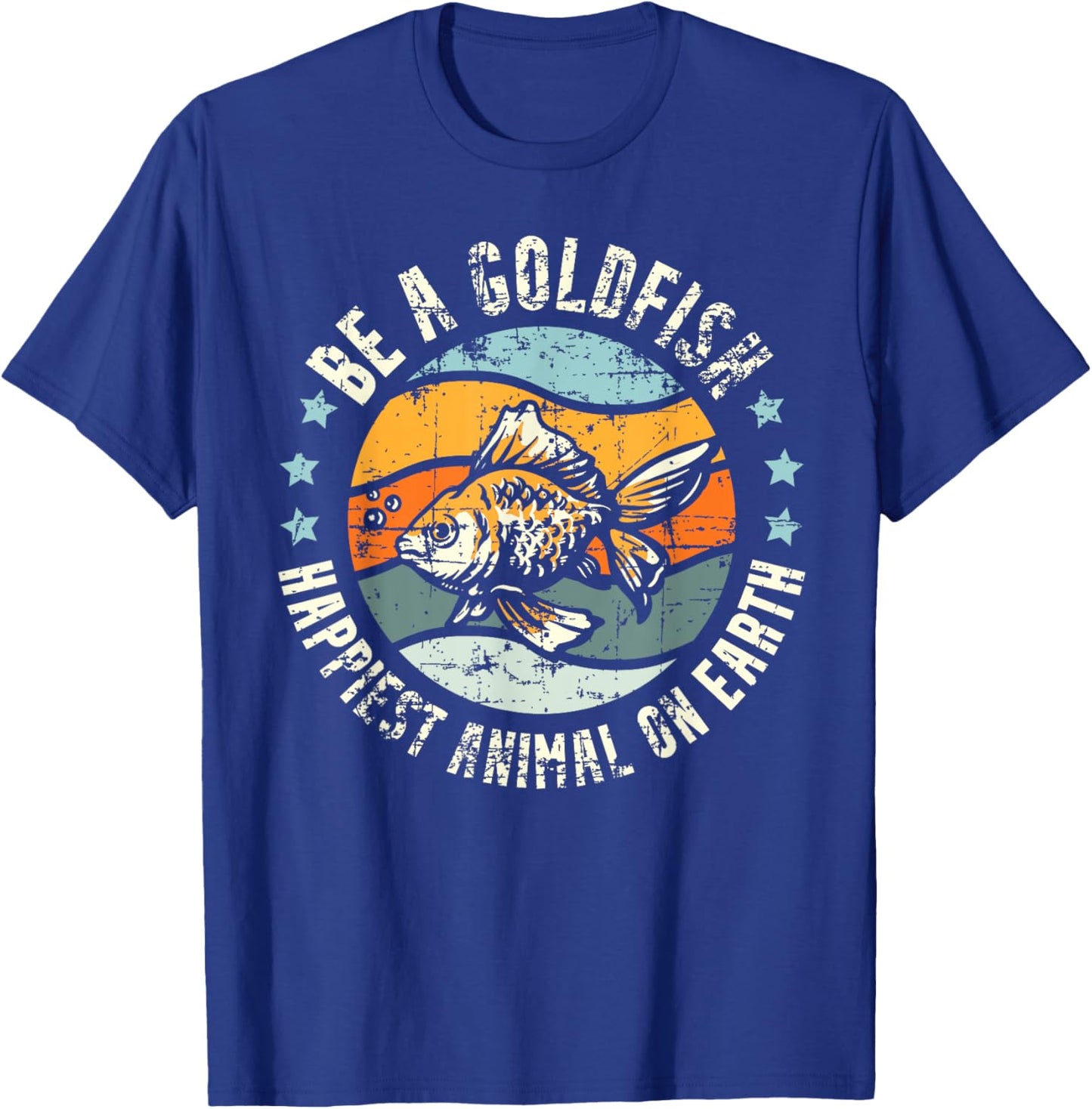 Be A Goldfish for a Soccer Motivational Quote T-Shirt - T-Shirt | Royal