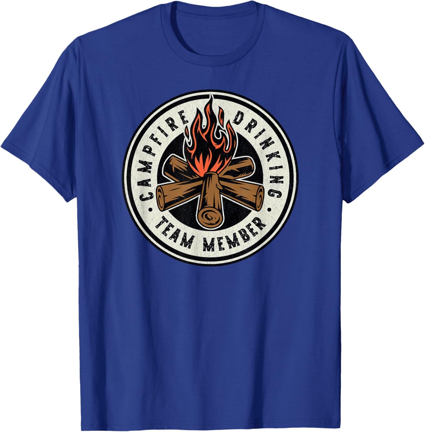 Campfire Drinking Team T-Shirt - T-Shirt | Royal
