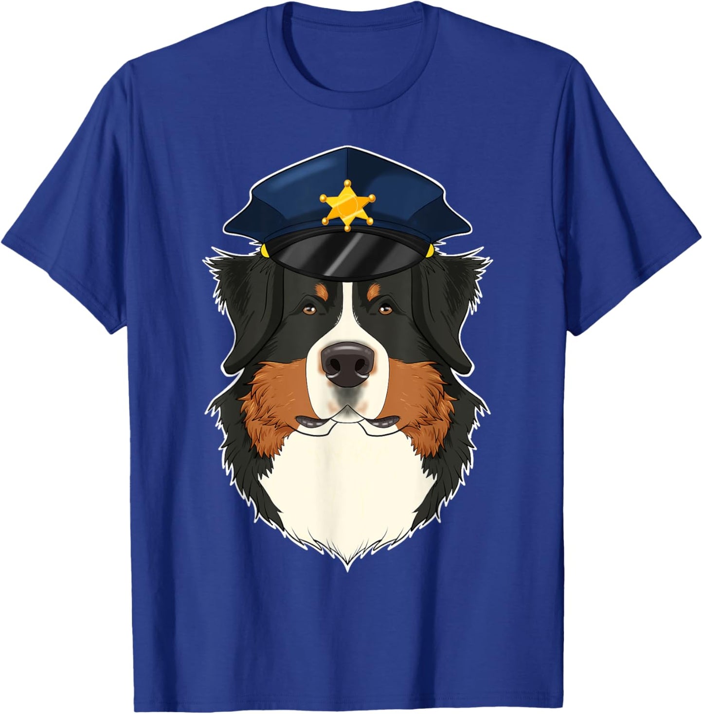 Canine Handler I Police Dog I Police Bernese Mountain Dog T-Shirt - T-Shirt | Royal