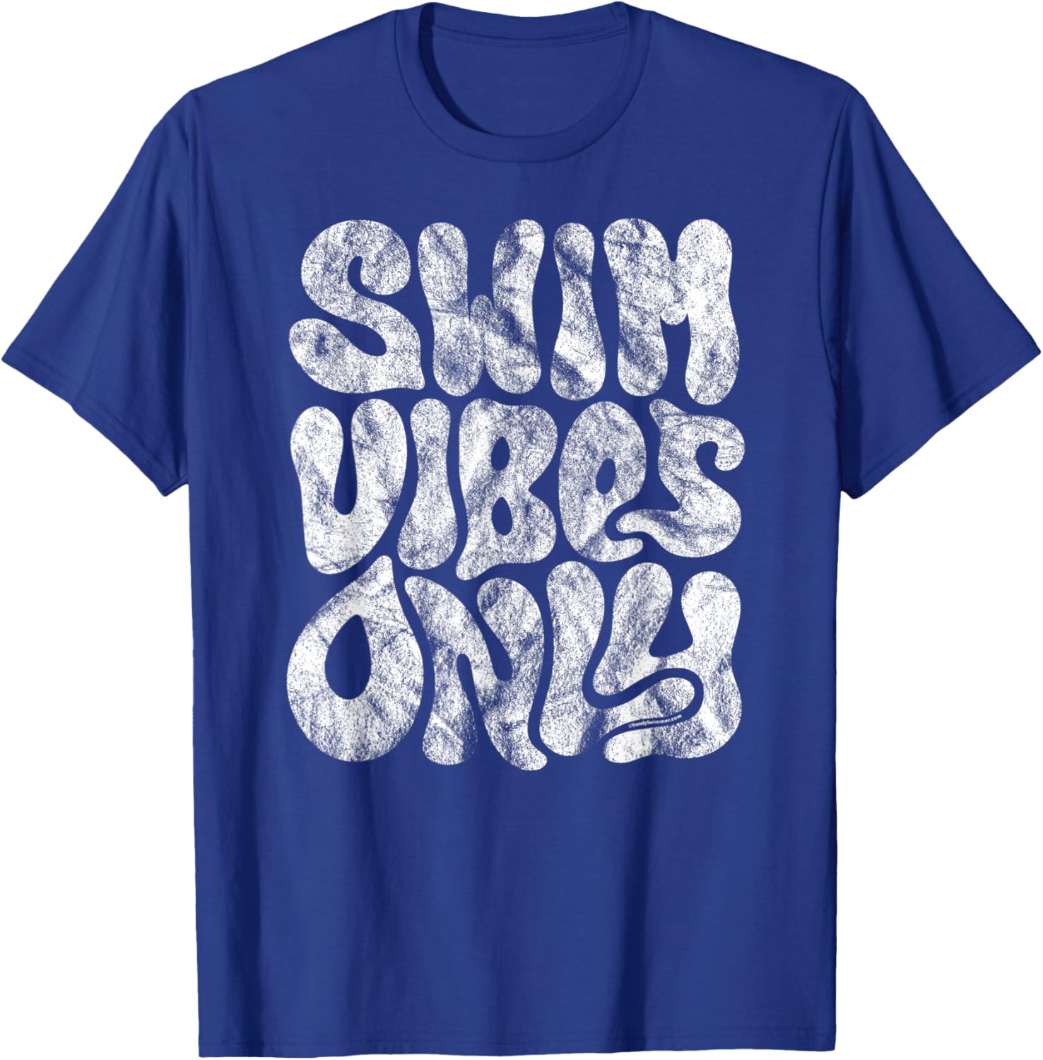 Swim Vibes Only Swimmer T-Shirt - T-Shirt | Royal