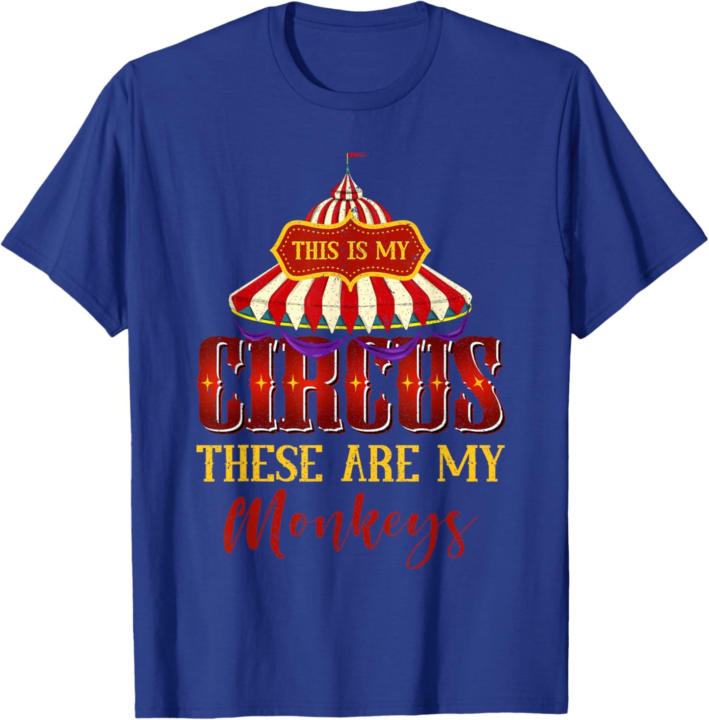 Circus Artist Carnie Funny Carnival Costume Party Circus T-Shirt - T-Shirt | Royal