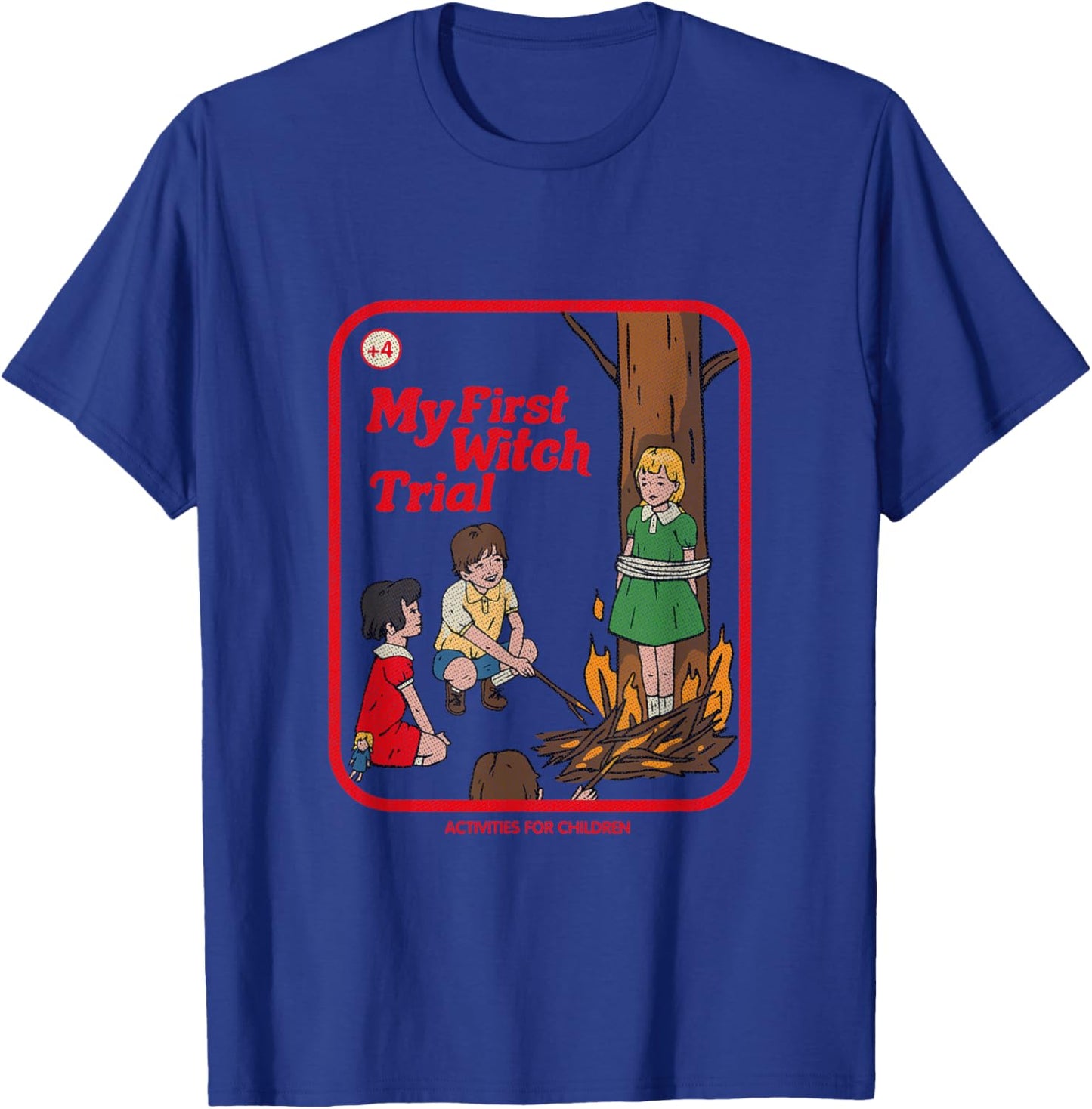 My First Witch Trial Vintage Childgame Horror Goth Punk Premium T-Shirt - T-Shirt | Royal