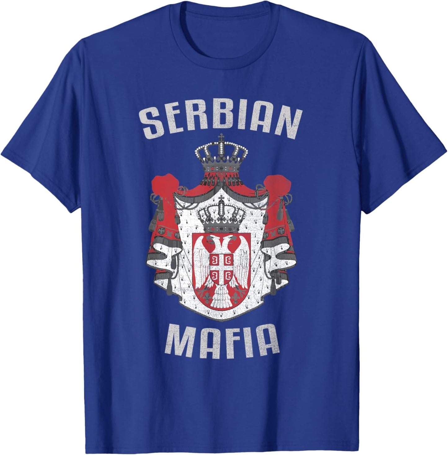 Serbian Mafia Serbia Eagle T-Shirt - T-Shirt | Royal