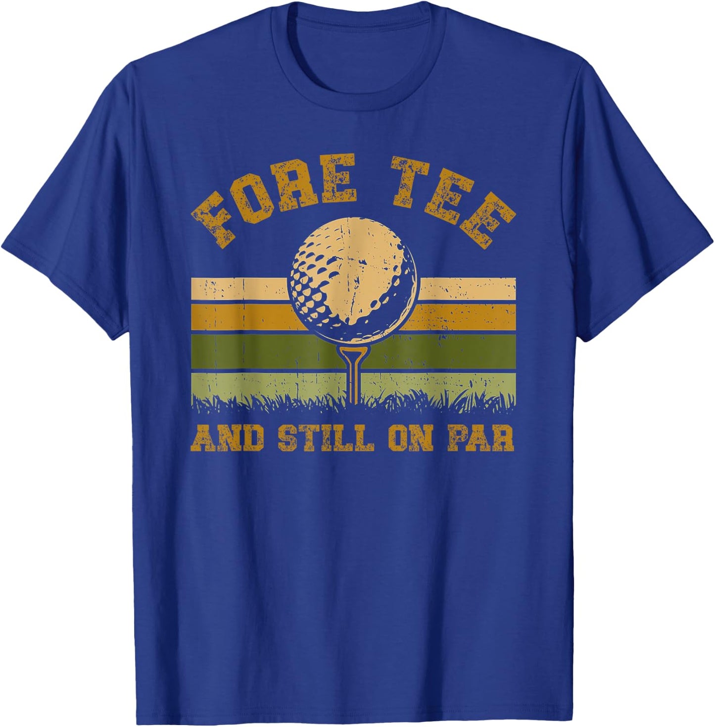 Fore 40th Birthday Golf T-Shirt - T-Shirt | Royal