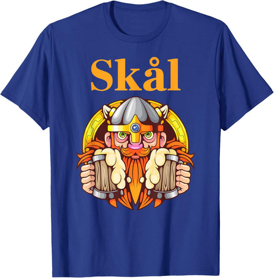 Beer gifts from Sweden Norway Skål T-Shirt - T-Shirt | Royal