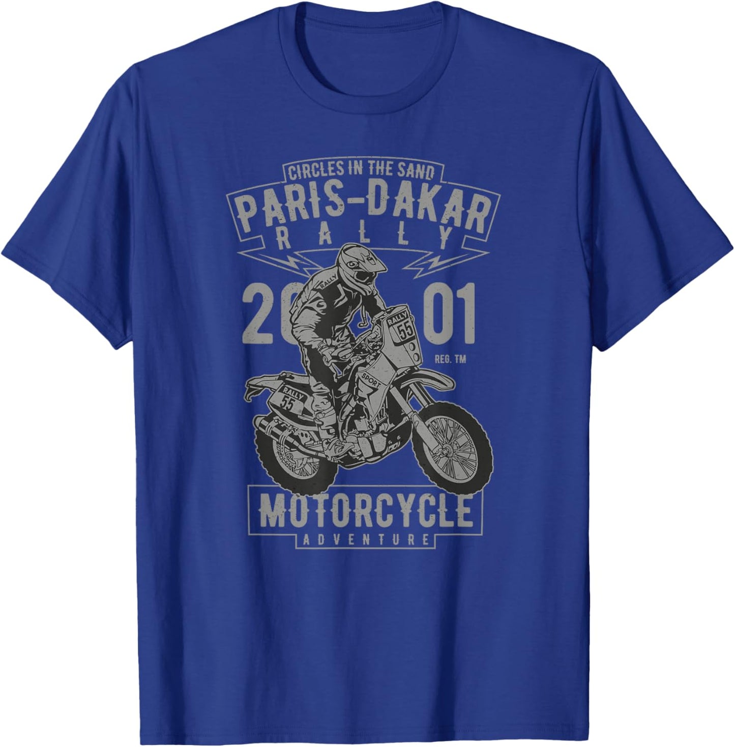 Paris-Dakar rally motorcycle adventure for off-road biker T-Shirt - T-Shirt | Royal