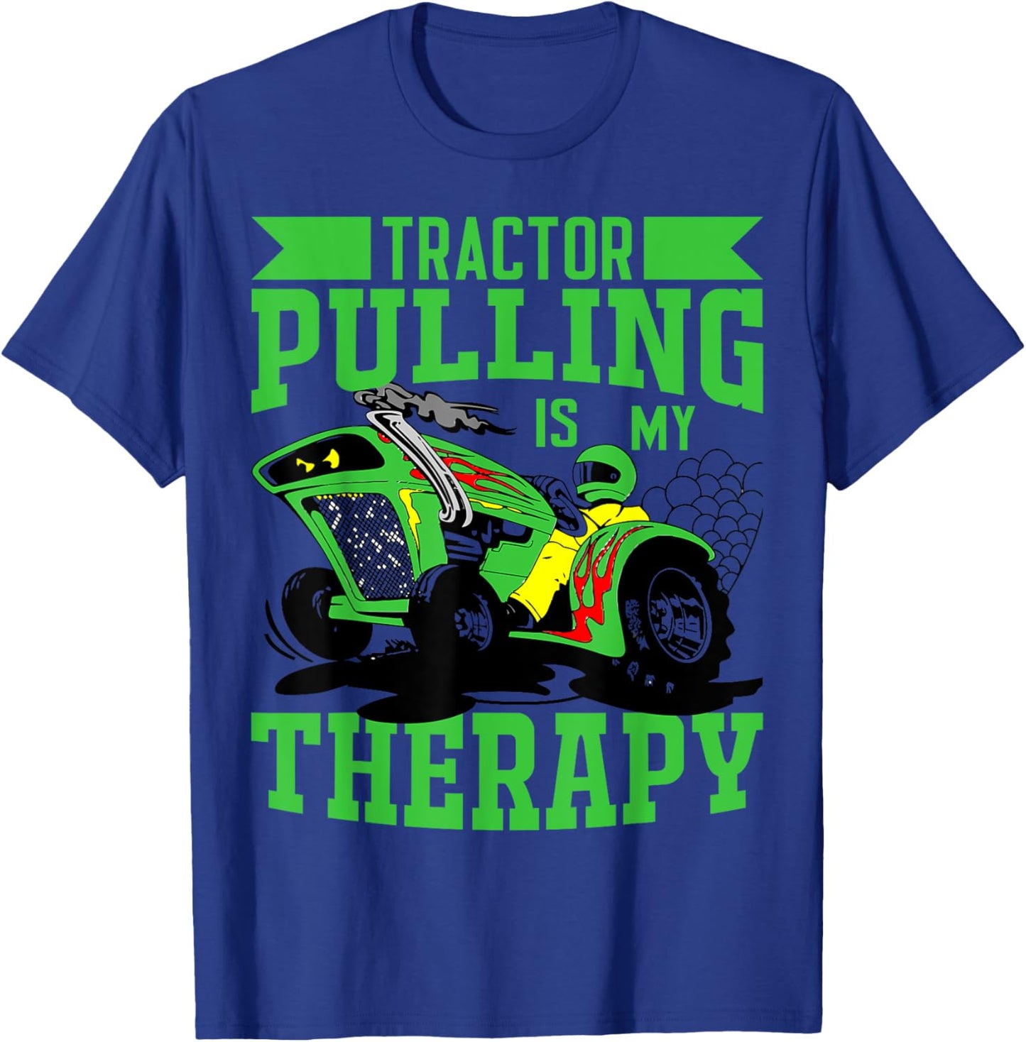 Tractor Towing Full Pull - Men's Black Small Classic Fit Short Sleeve Tractor Pulling Motorsport T-Shirt - T-Shirt | Royal