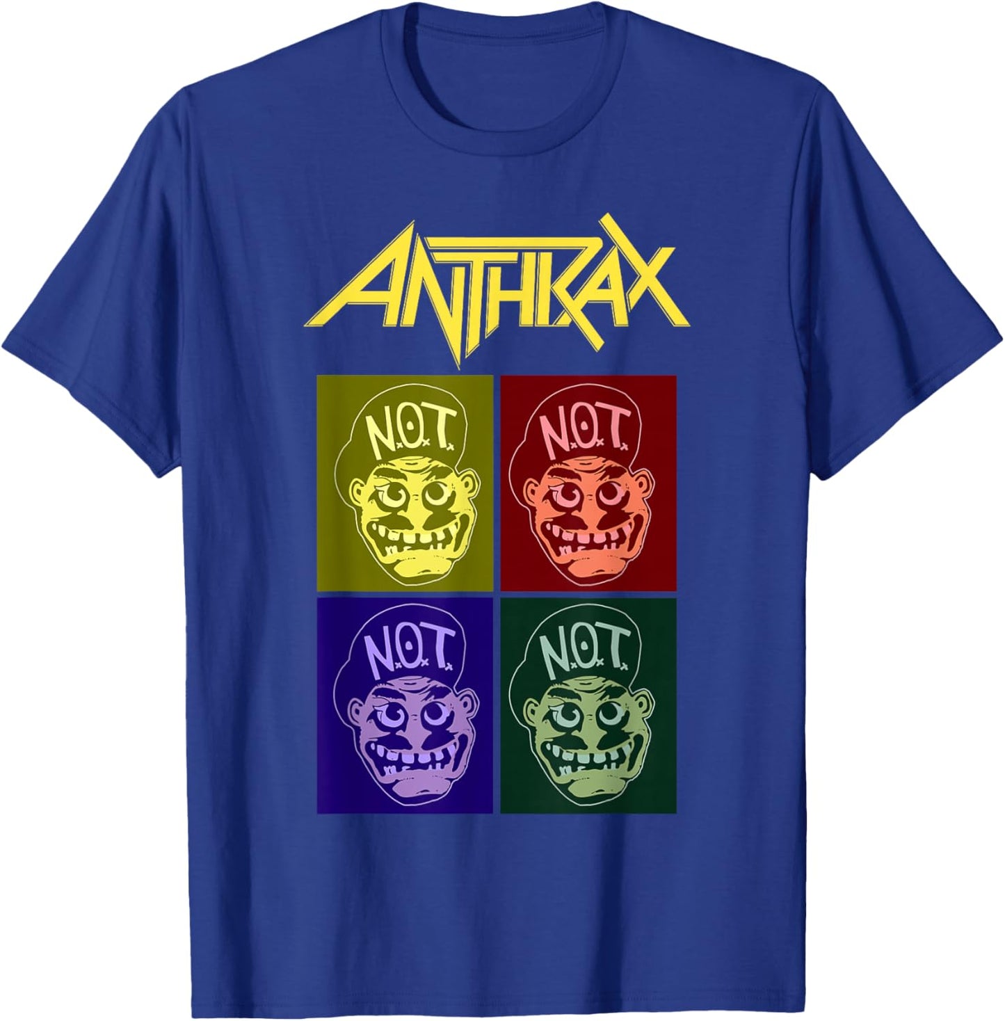 Anthrax - Amazon Exclusive Not Man Pop Art T-Shirt - T-Shirt | Royal