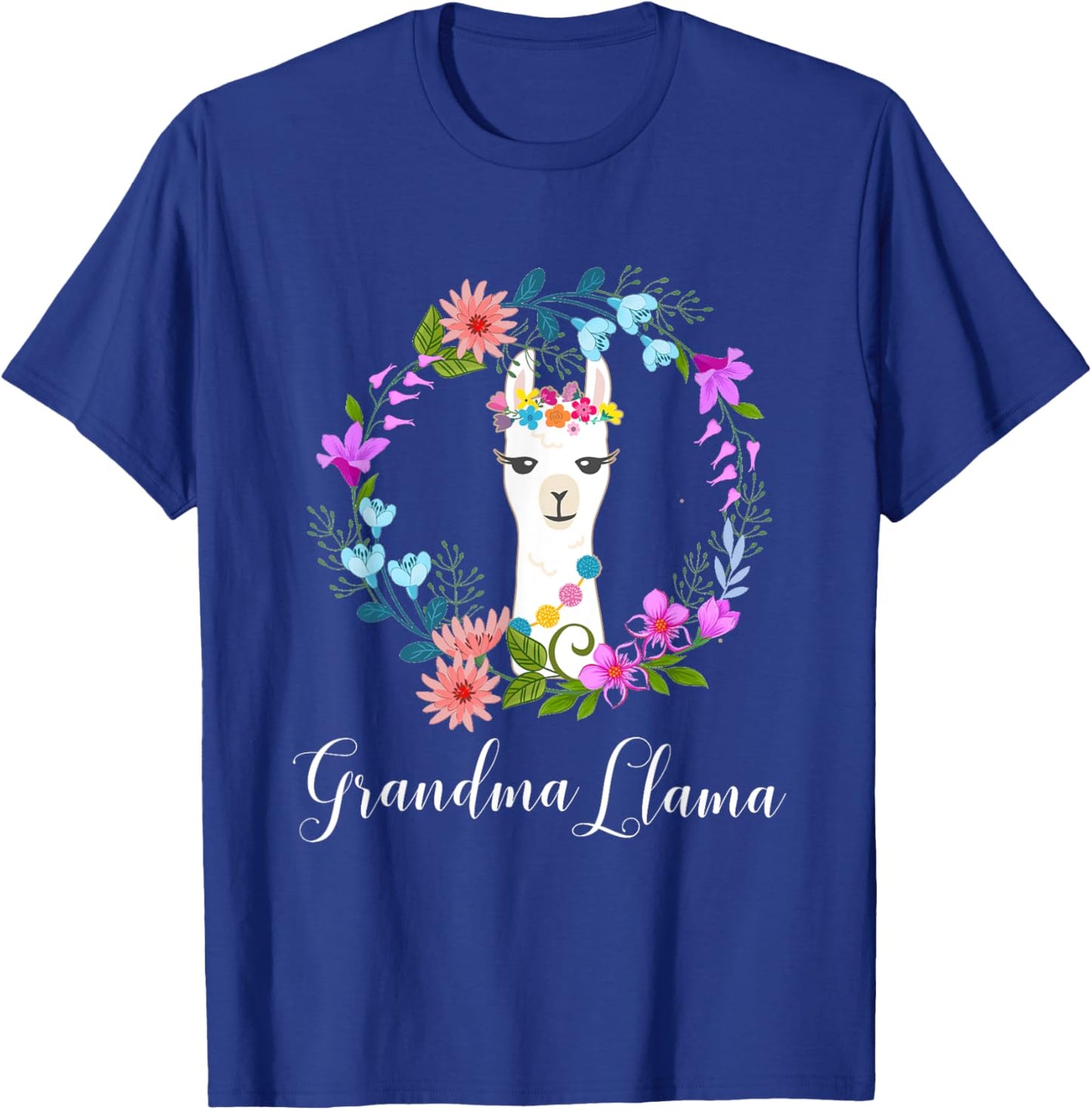 Cute Grandma Llama for Alpaca fans T-Shirt - T-Shirt | Royal