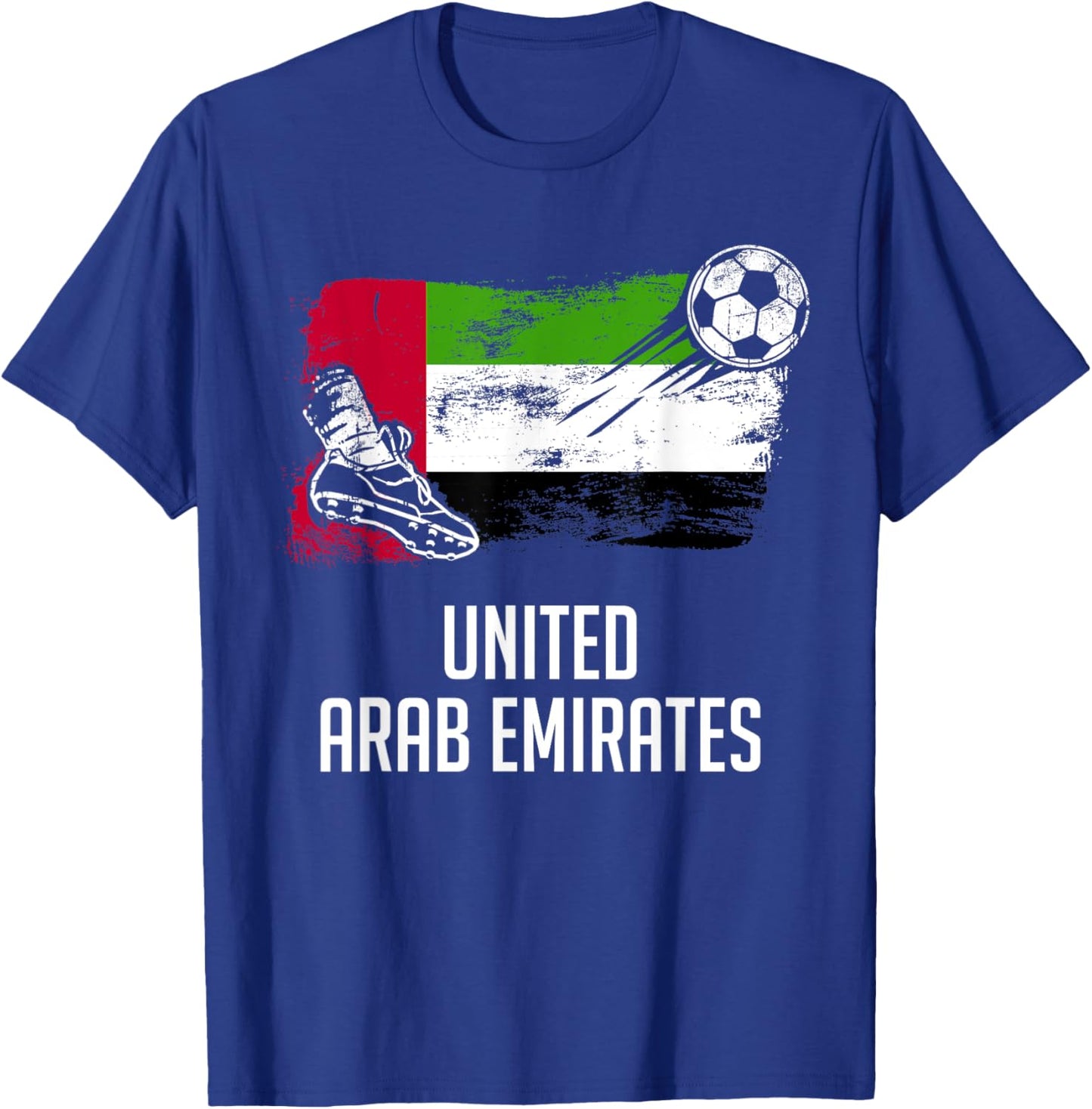 United Arab Emirates Flag Jersey Emirati Soccer Team T-Shirt - T-Shirt | Royal
