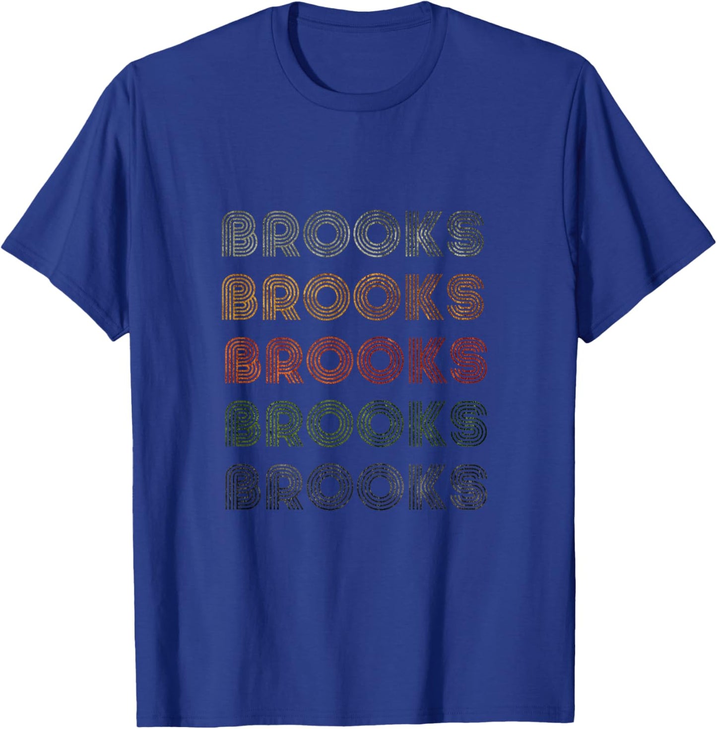 Love Heart Brooks Grunge/Vintage Style Black Brooks T-Shirt - T-Shirt | Royal