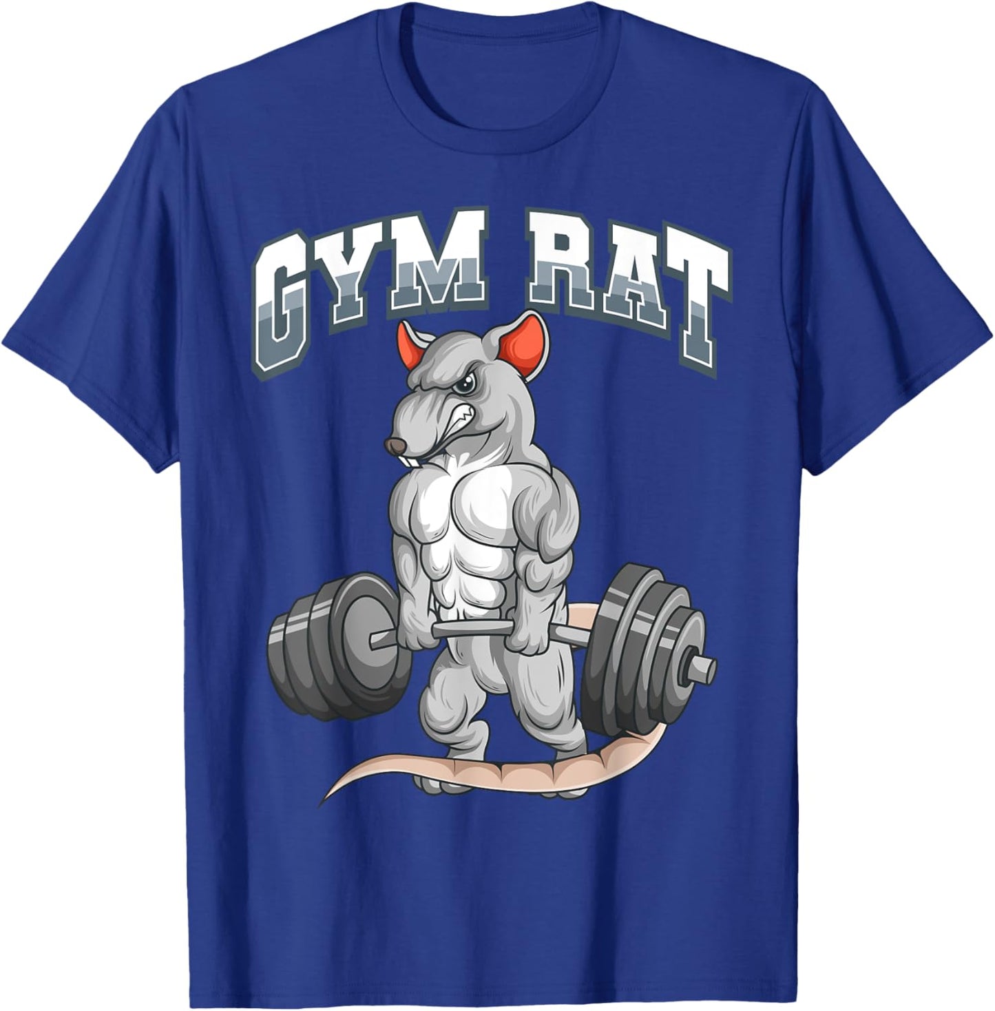 Gym Rat Fitness Bodybuilding T-Shirt - T-Shirt | Royal