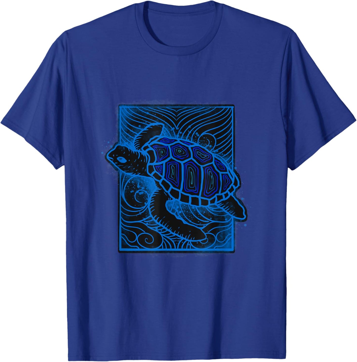Sea Turtle Conservation Animal Rights Gift T-Shirt - T-Shirt | Royal