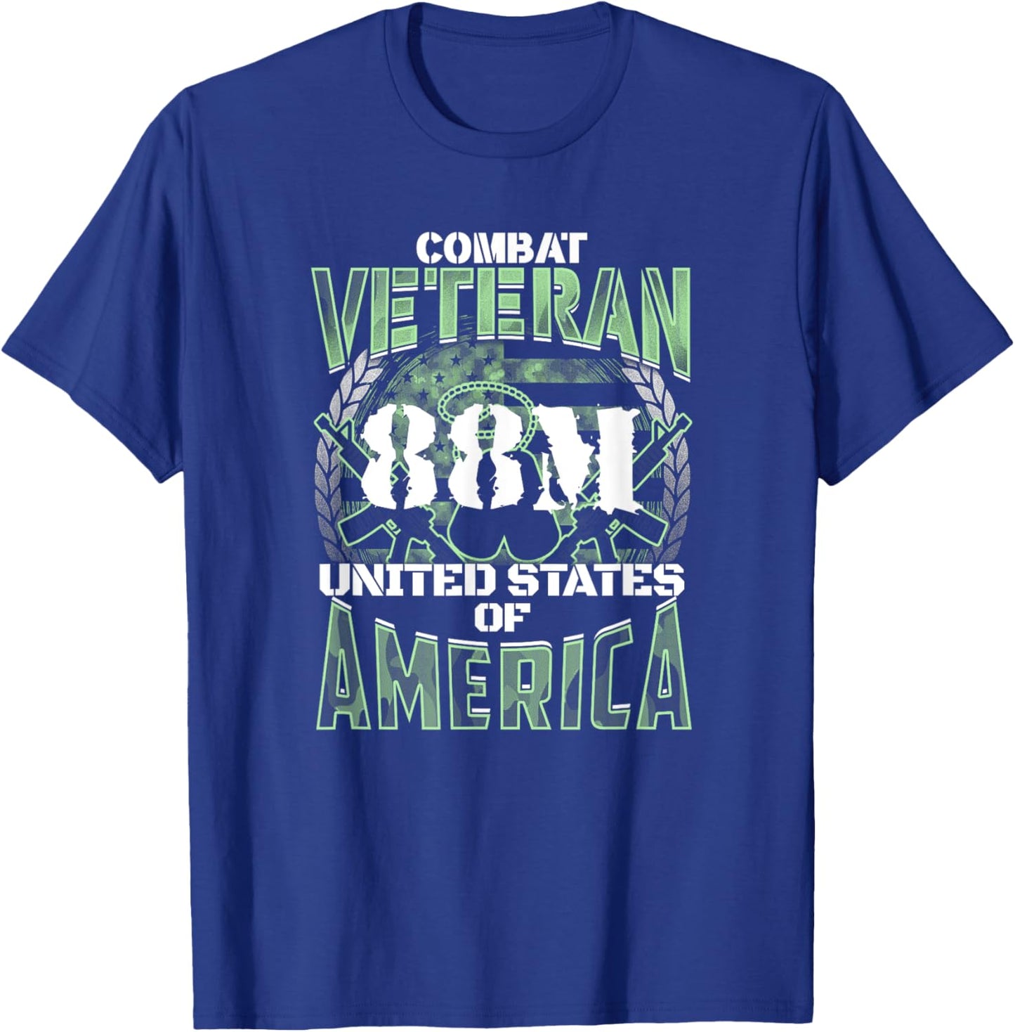 88M MOS United States Combat Veteran T-Shirt - T-Shirt | Royal