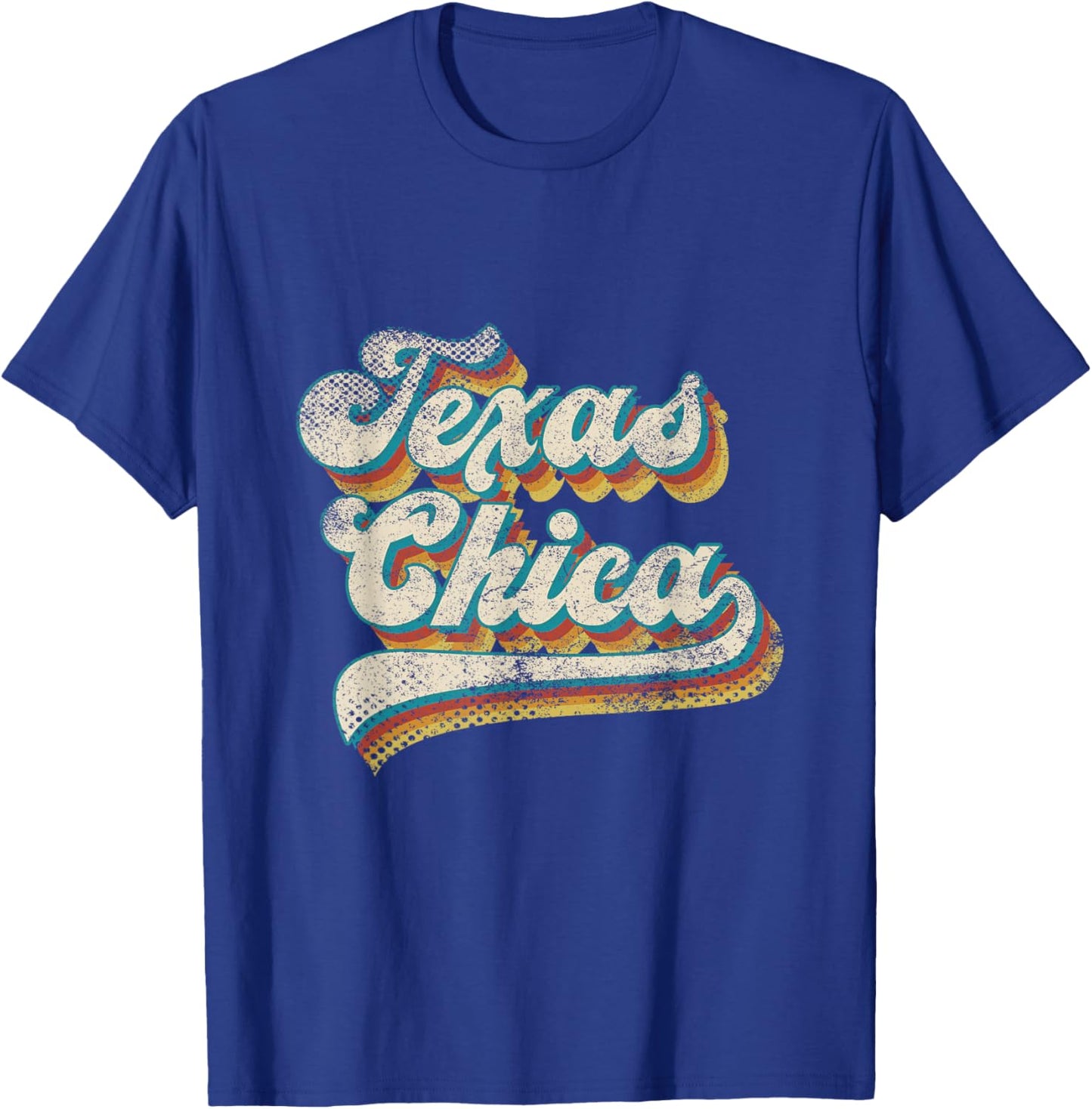 Vintage Texas Chica Retro Texas Chica T-Shirt - T-Shirt | Royal