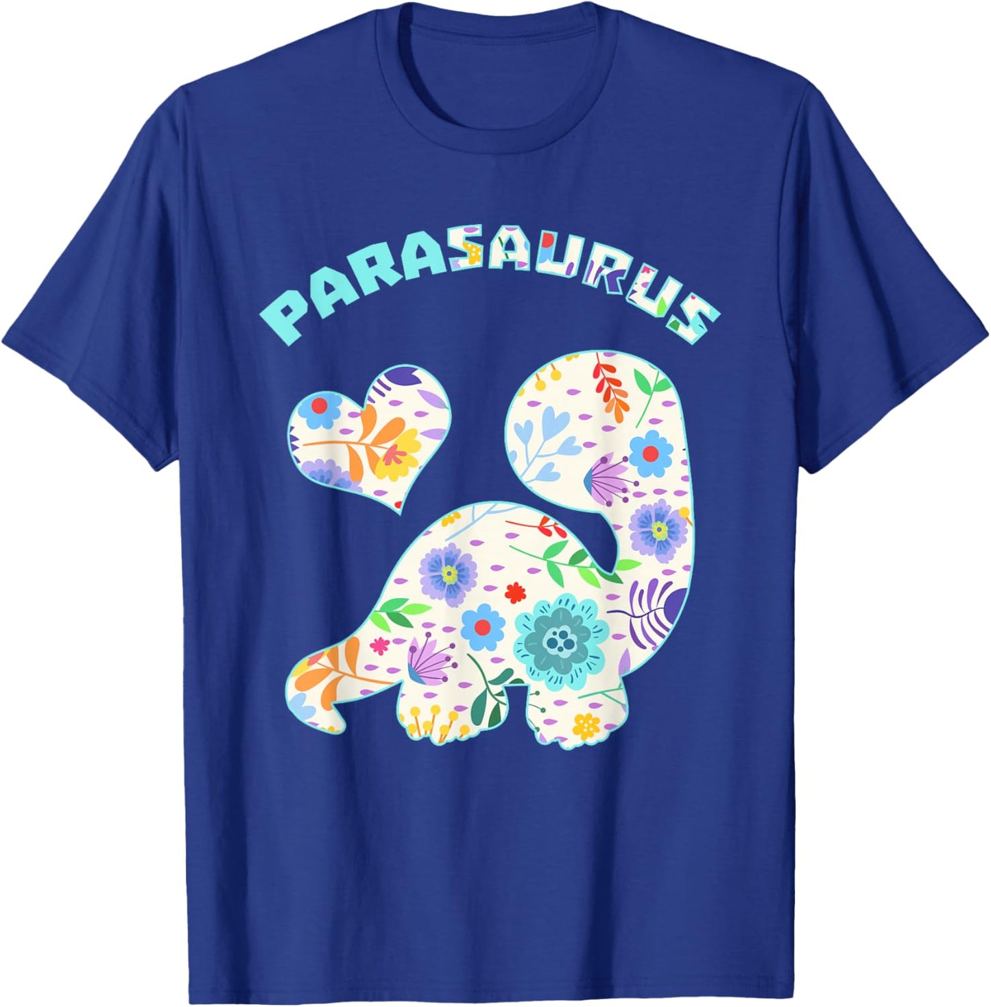 Parasaurus Paraprofessional Paraeducator Dinosaur Lover Small T-Shirt - T-Shirt | Royal