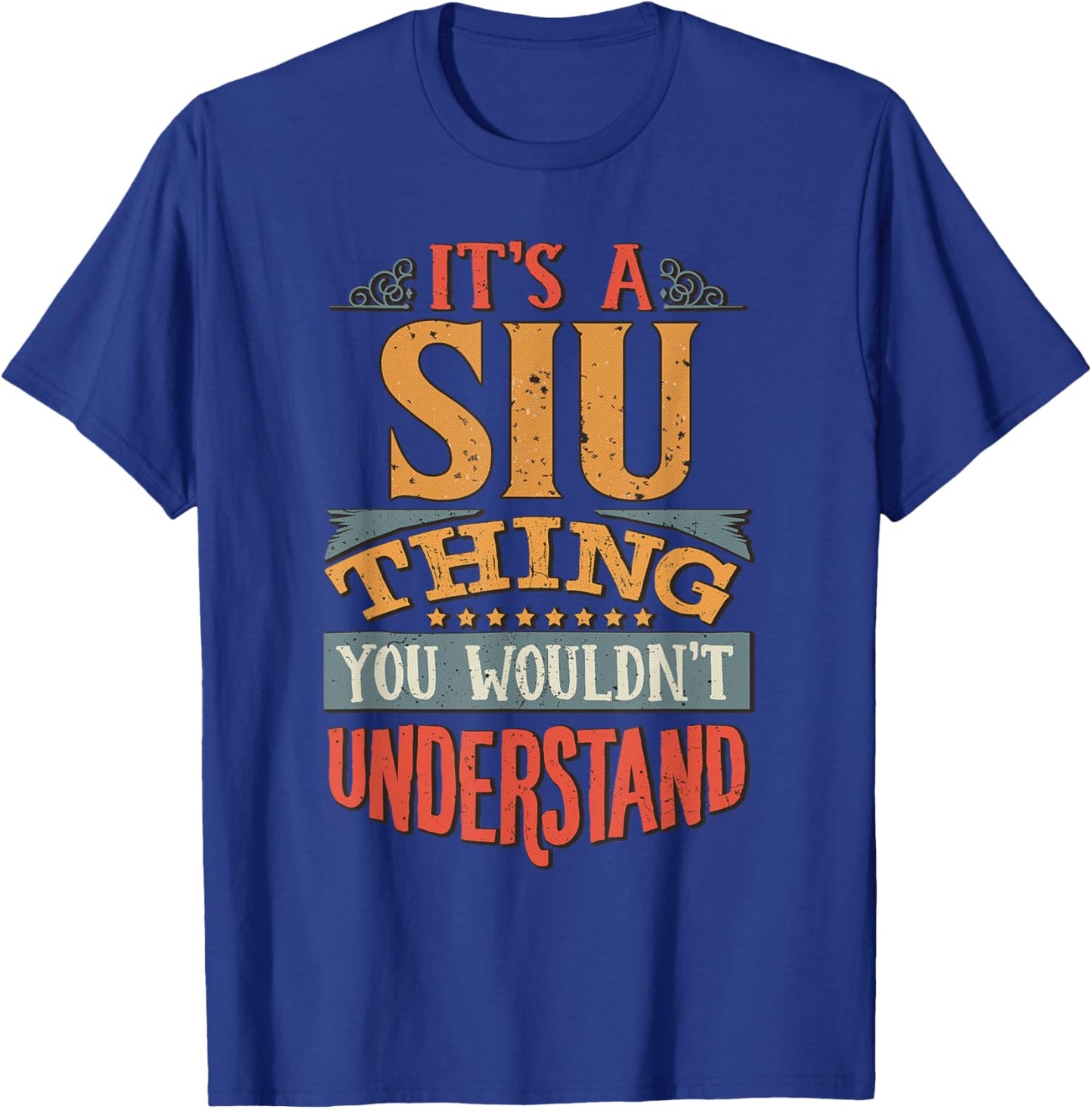 Siu Name T-Shirt - T-Shirt | Royal
