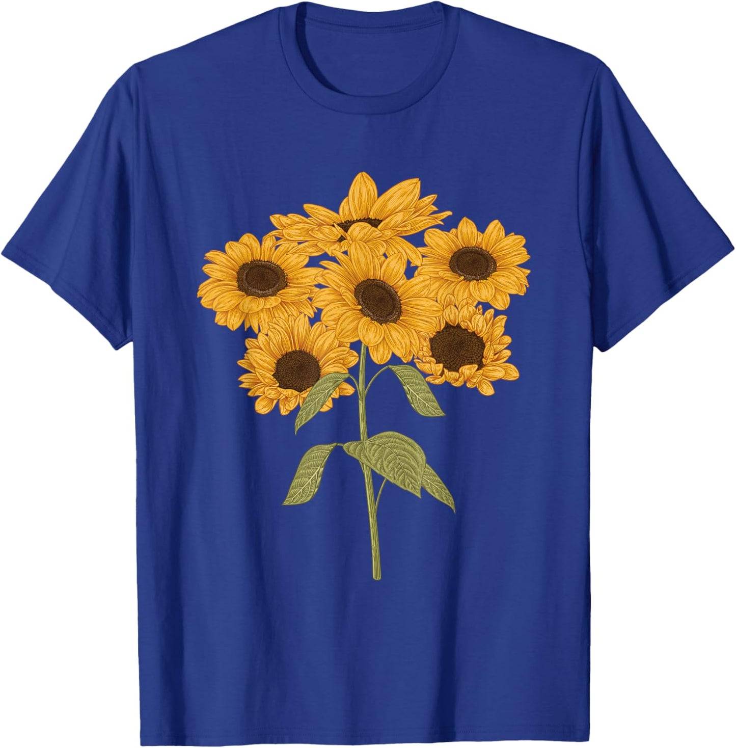 Beautiful Sunflower design for summer lovers women and kids T-Shirt - T-Shirt | Royal