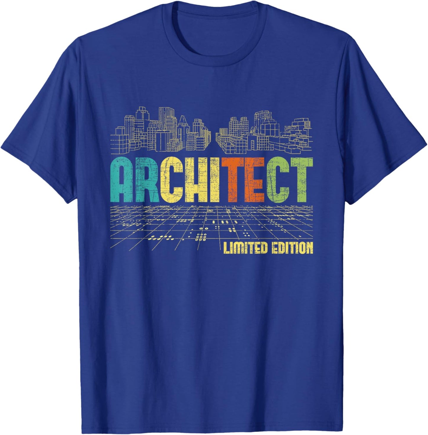 Architect Limited Edition - Planner Architecture Building T-Shirt - T-Shirt | Royal