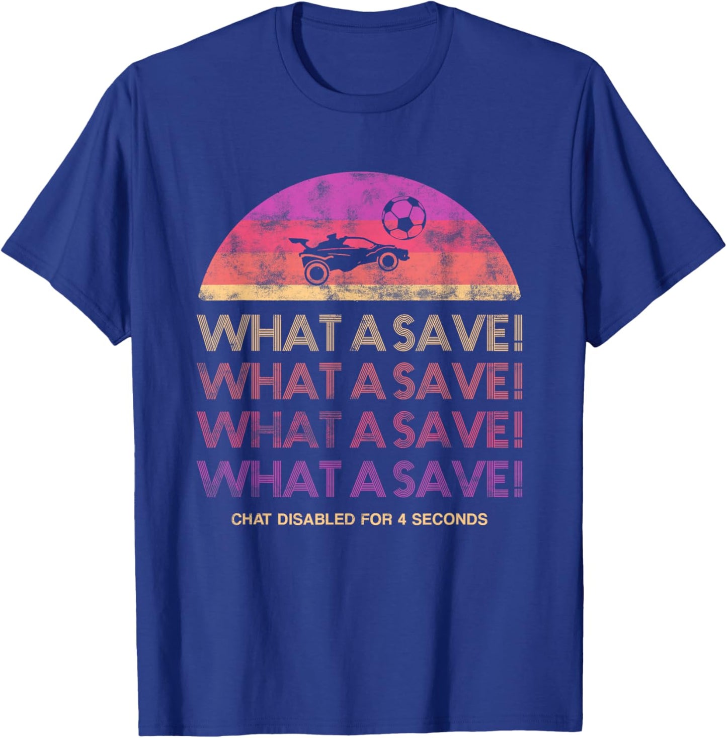 What a save chat disabled gaming car rocket T-Shirt - T-Shirt | Royal