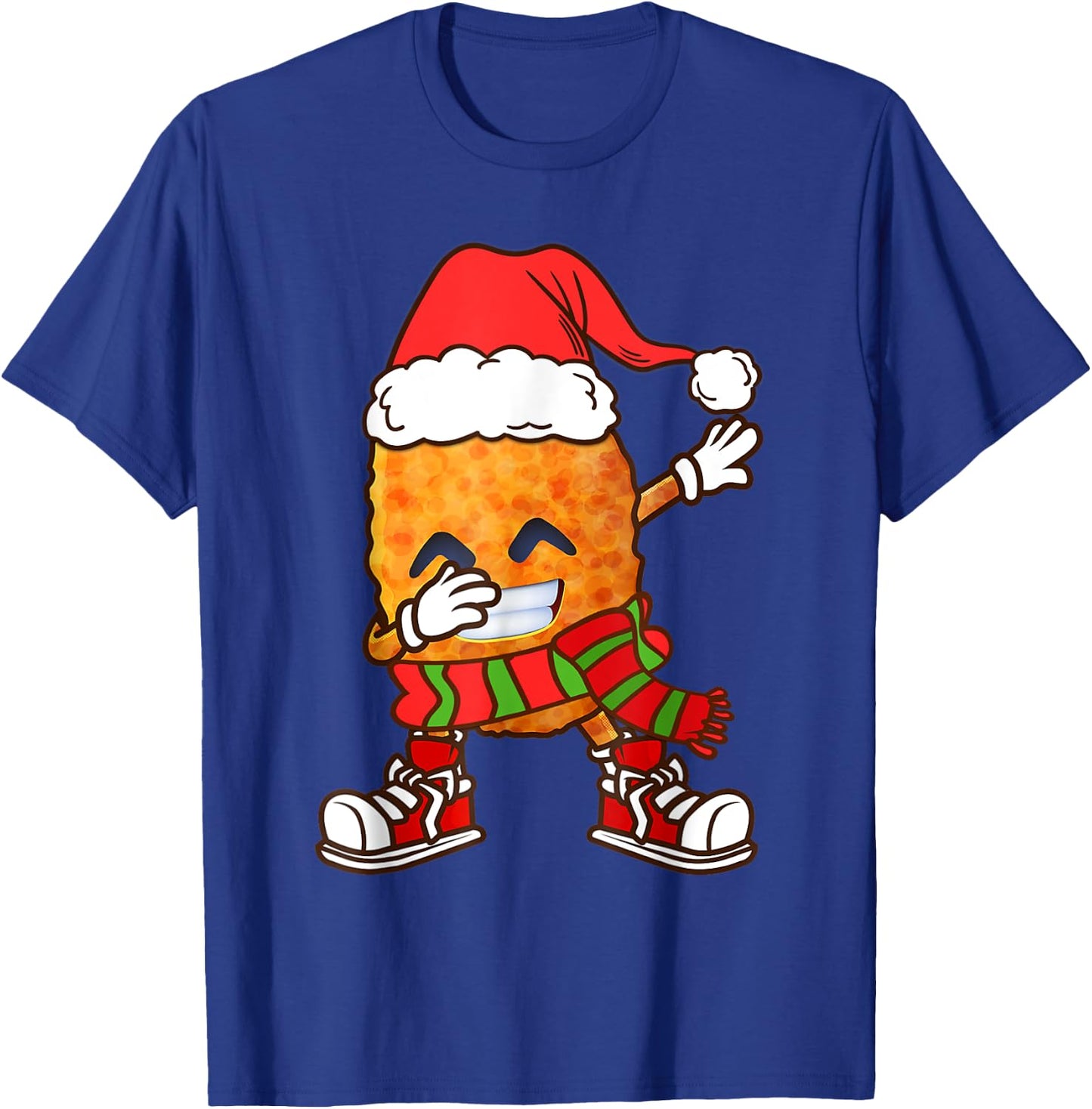 Dabbing Chicken Nuggets Christmas Kids Boys Men Dab Xmas T-Shirt - T-Shirt | Royal