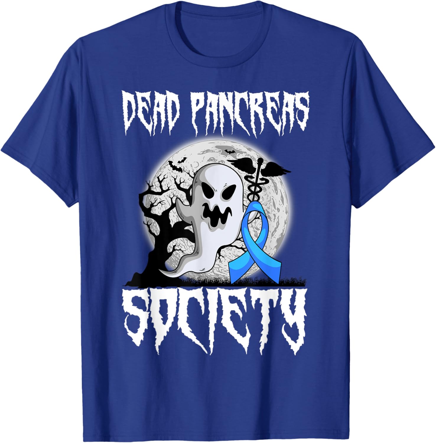 Dead Pancreas Society Diabetes Halloween Diabetic Party T-Shirt - T-Shirt | Royal