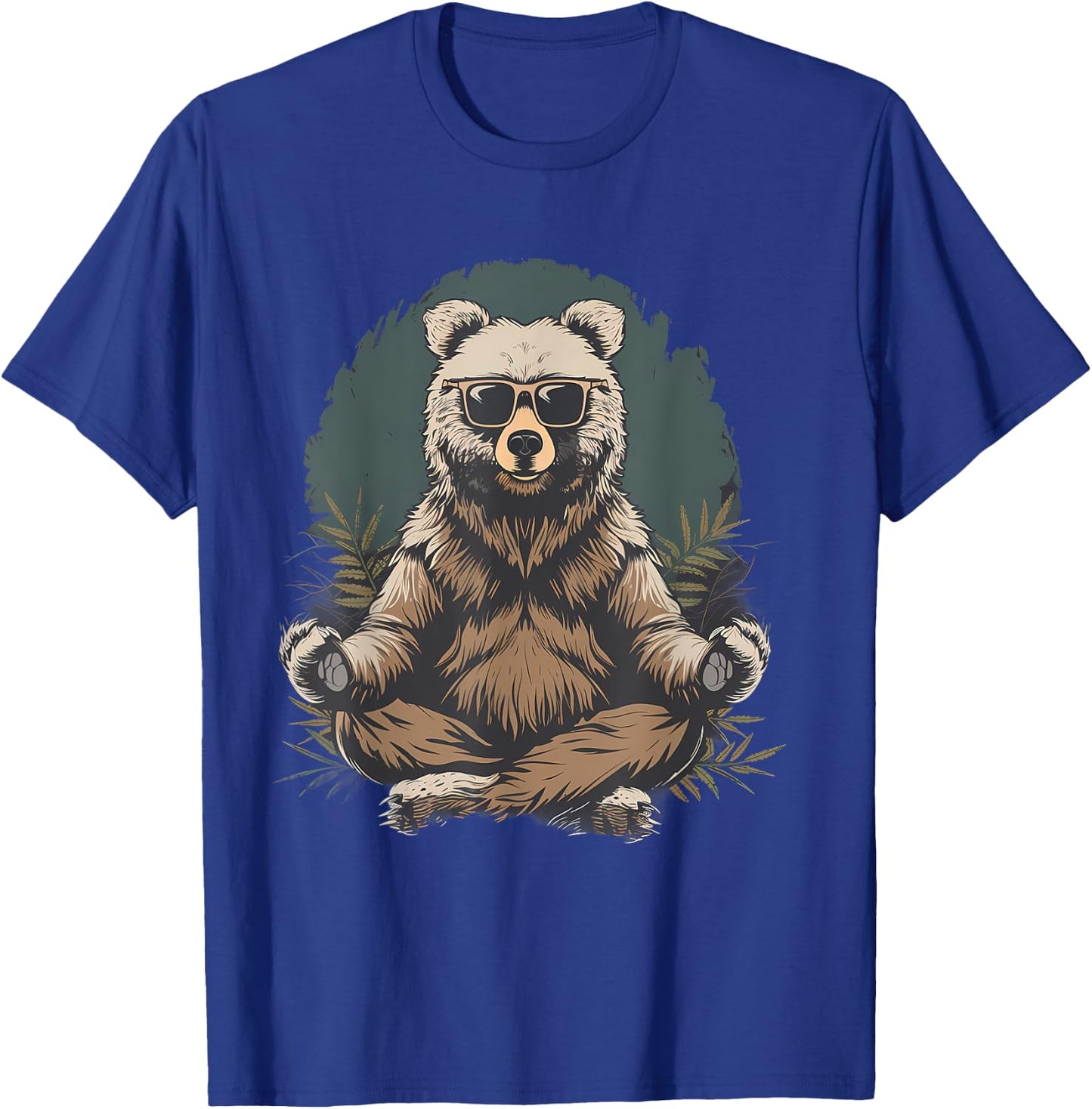 Meditation Bear Buddha Spirituality Hindu Yoga Buddhist T-Shirt - T-Shirt | Royal